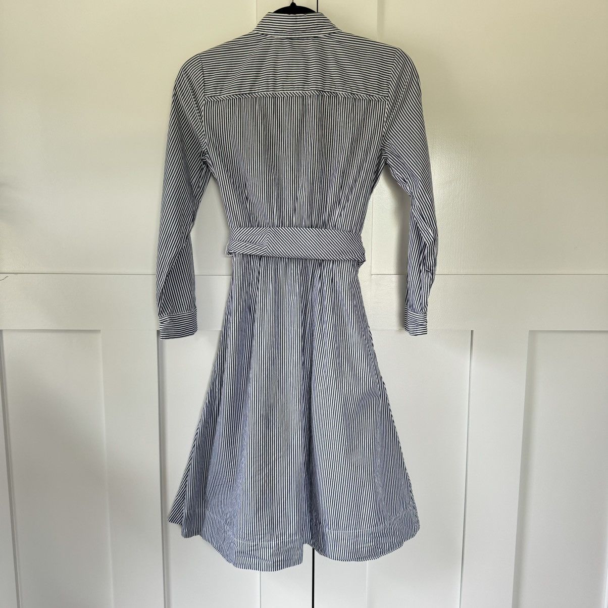 J.Crew J.Crew Maribou Stripe Shirt Dress (0) | NWOT Size XS / US 0-2 / IT 36-38 - 3 Thumbnail