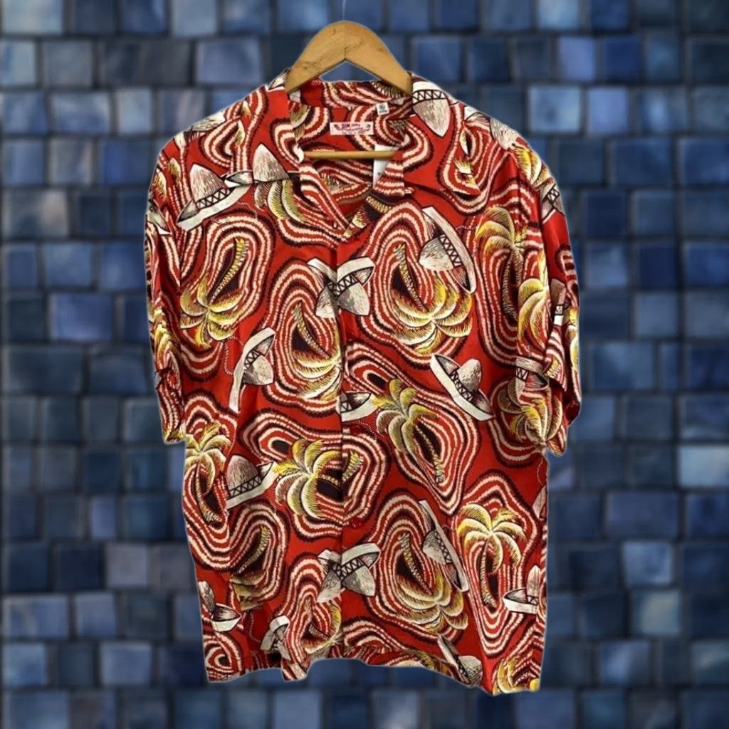 Sun Surf Sun Surf Shirt Aloha HAWAIIAN XL Multicolor 100% Rayon JAPAN Men Size US XL / EU 56 / 4 - 1 Thumbnail