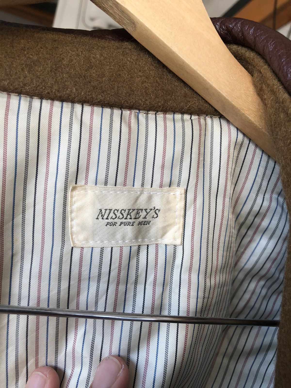 Vintage Rare🔥Vtg Nissley's Boston Club Mackinaw Cruiser Wool Jacket Size US XL / EU 56 / 4 - 20 Thumbnail
