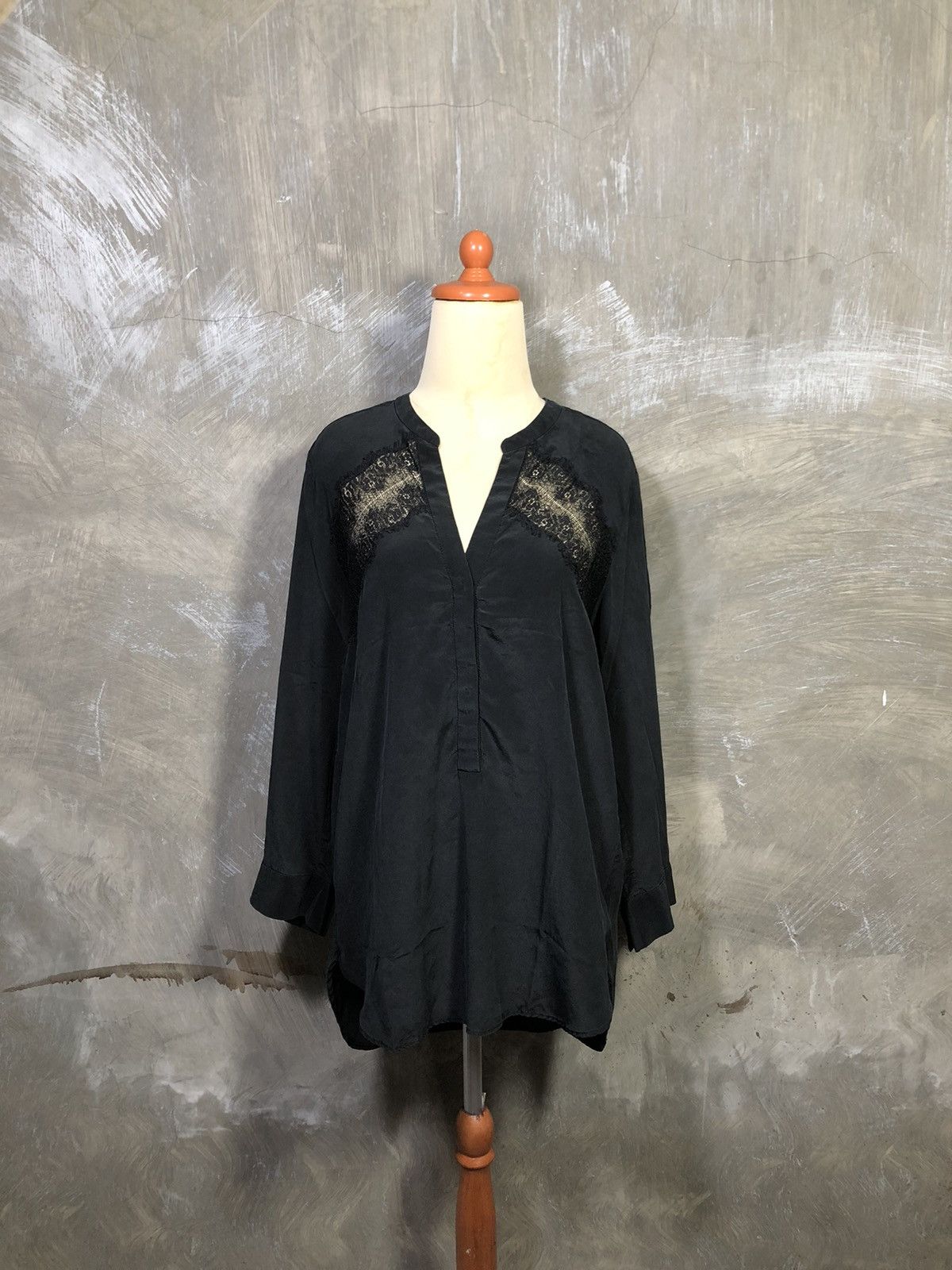 Designer × Sandro × Vintage Sandro Tops Blouse With Mesh Size XS / US 0-2 / IT 36-38 - 11 Thumbnail