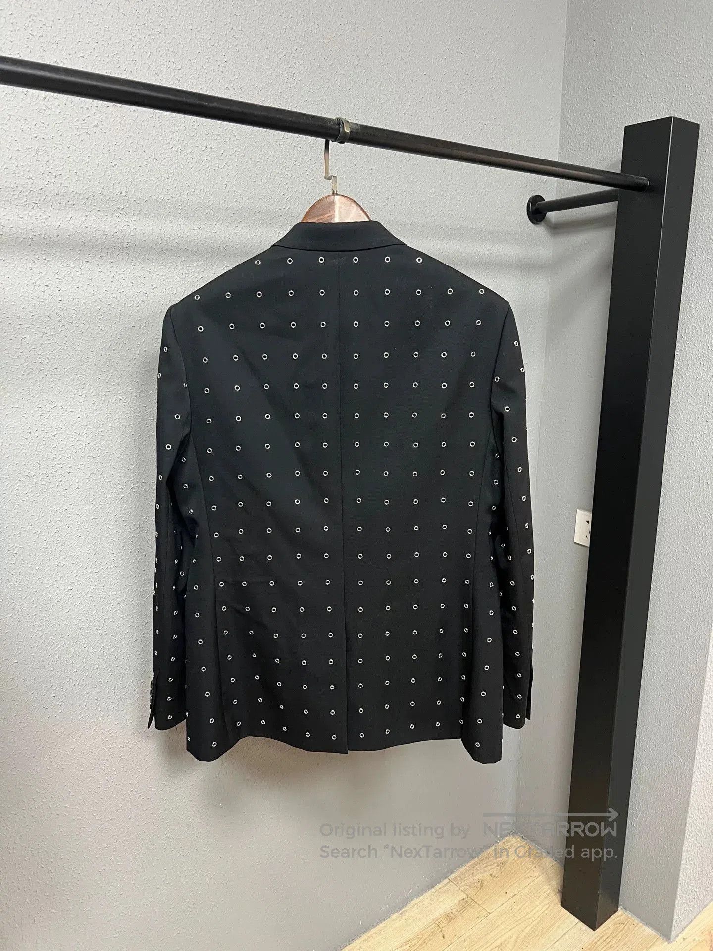 Dior black metallic suit by Dior. Size US XL / EU 56 / 4 - 2 Thumbnail