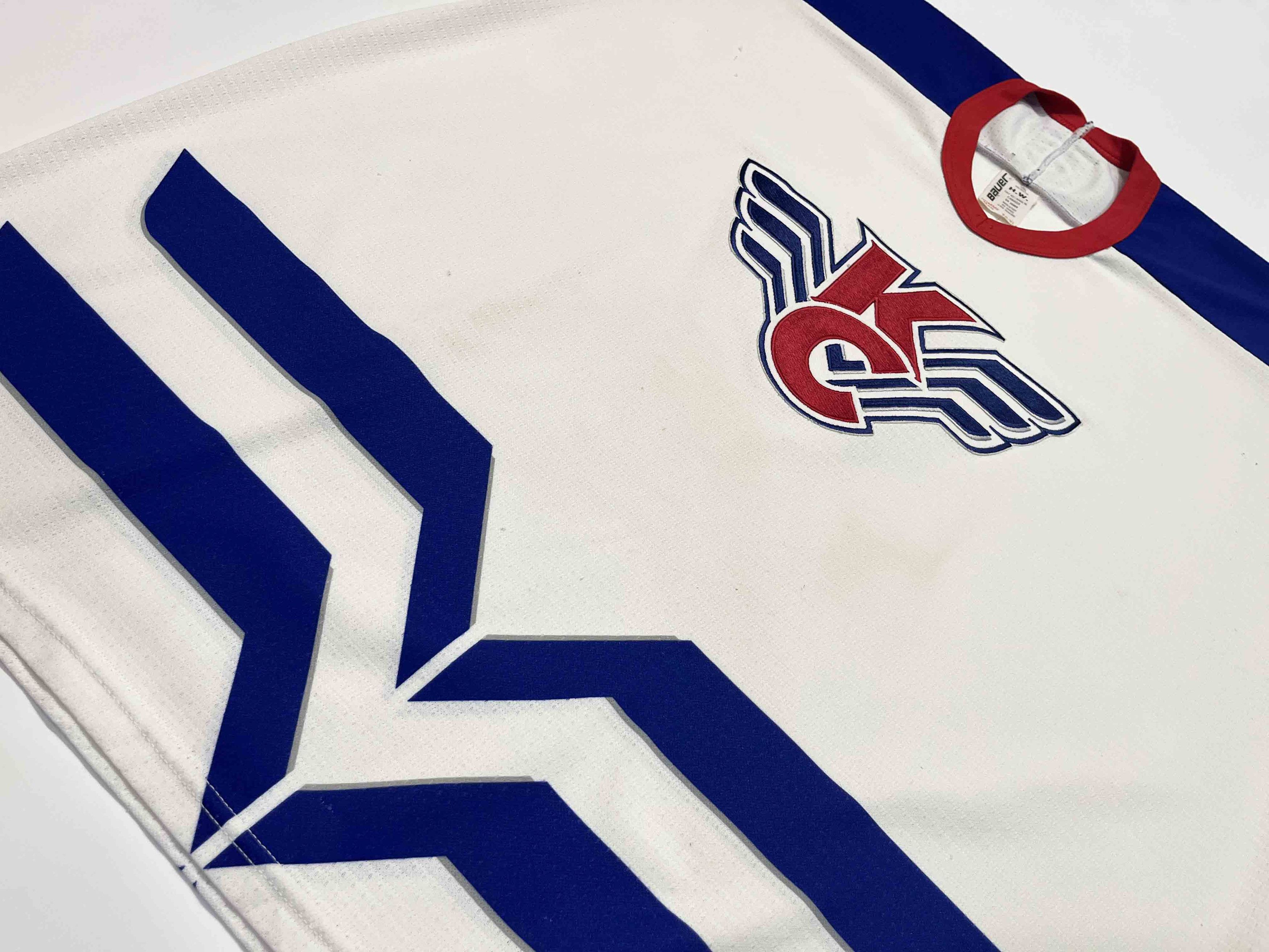 Other Vintage Bauer MHC Krylya Sovetov Russian MHL Hockey Jersey Size US XL / EU 56 / 4 - 6 Thumbnail
