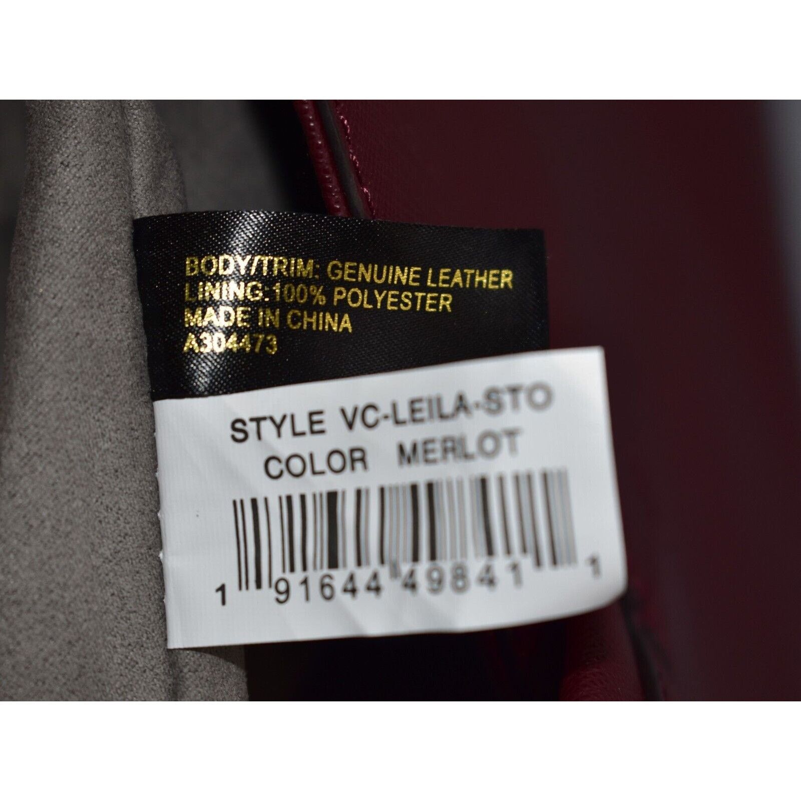 Vince Camuto NWT VINCE CAMUTO Leila Merlot Saffiano Leather Smll Tote Bag Size ONE SIZE - 6 Thumbnail