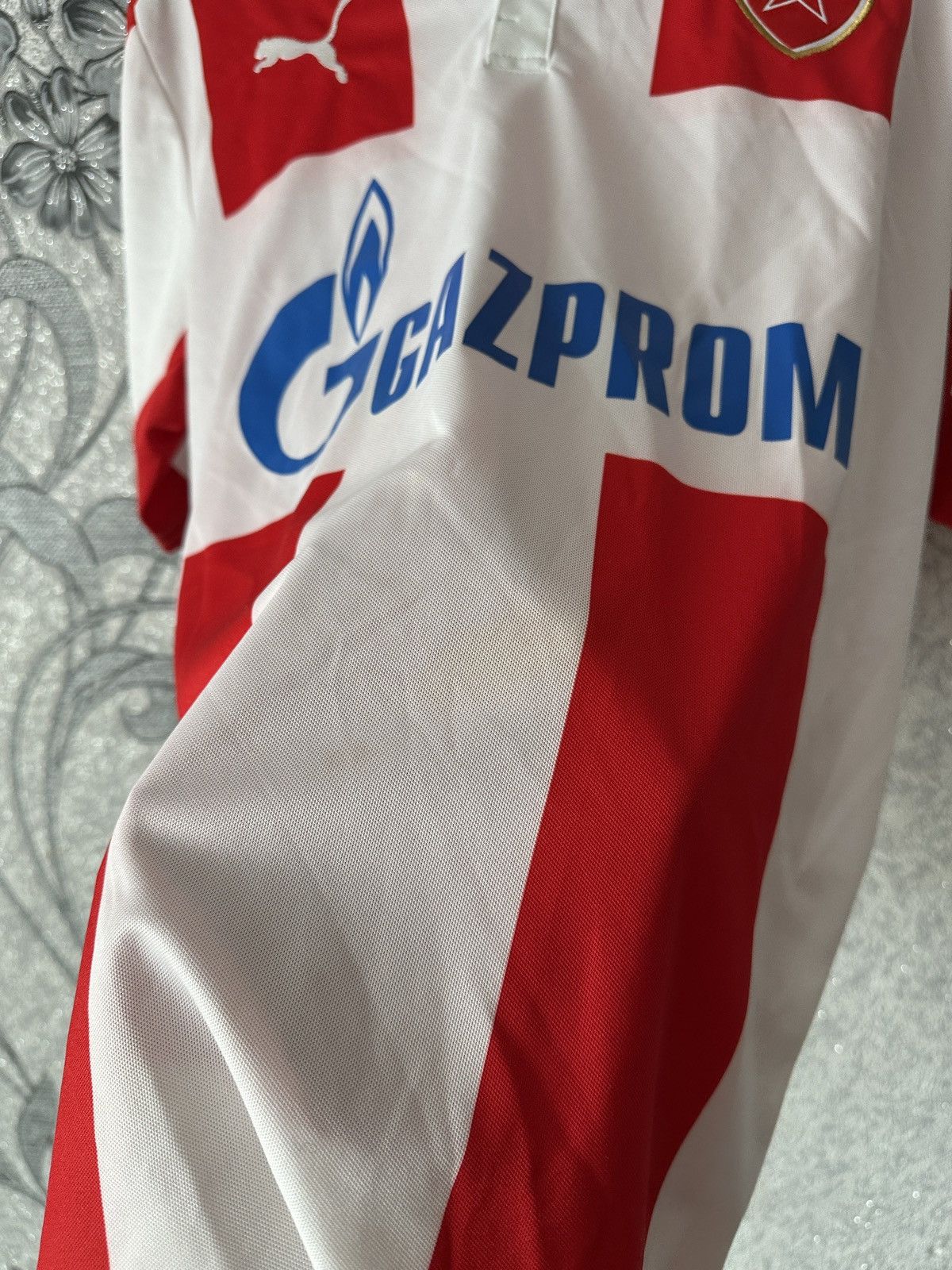 Puma Red Star Belgrade 2014 2015 home Crvena Zvezda kit shirt tee Size US M / EU 48-50 / 2 - 4 Thumbnail