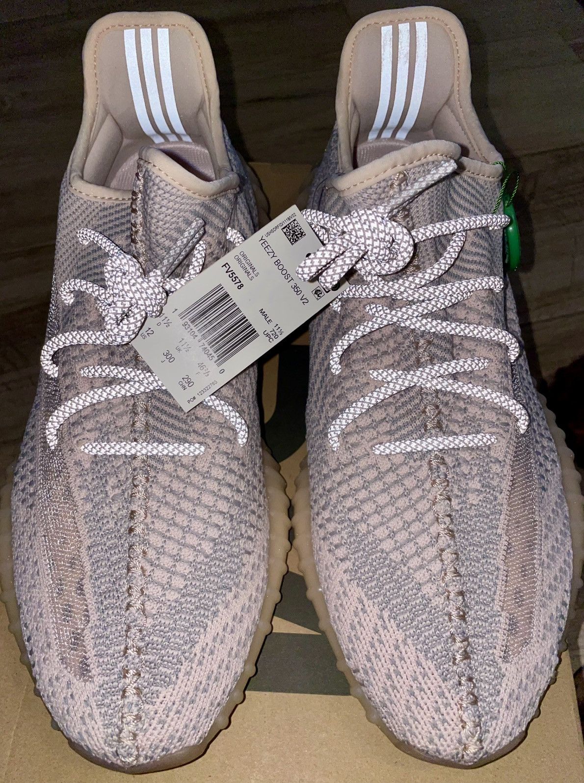 Yeezy Adidas Yeezy Boost 350 V2 Synth Non-Reflective Sz 12 FV5578 Size US 12 / EU 45 - 4 Thumbnail