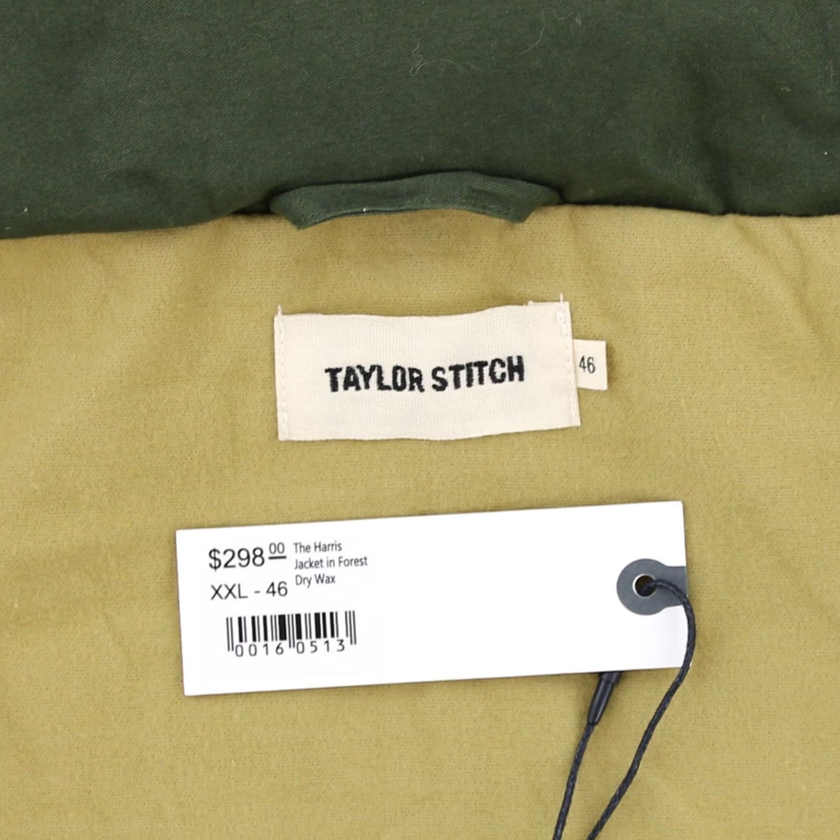 Taylor Stitch Taylor Stitch The Harris Jacket JACKET Mens 2XL Green Water Resistant Dry Waxed Cotton Coat Size US XXL / EU 58 / 5 - 7 Thumbnail