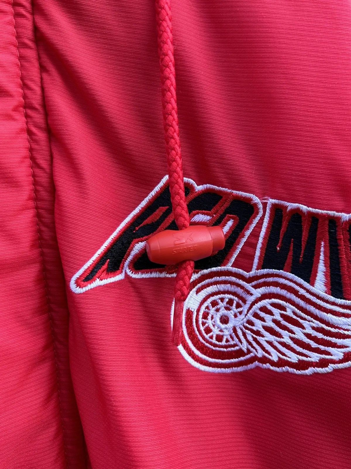 NHL 90s Vintage Starter Detroit Red Wings NHL Anorak Jacket Size US XL / EU 56 / 4 - 6 Thumbnail
