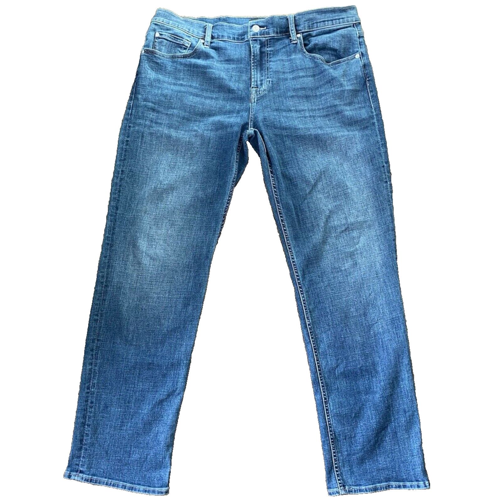 7 For All Mankind 7 For All Mankind Jeans 38x33 Blue Straight Leg Denim Austyn Size US 38 / EU 54 - 1 Thumbnail