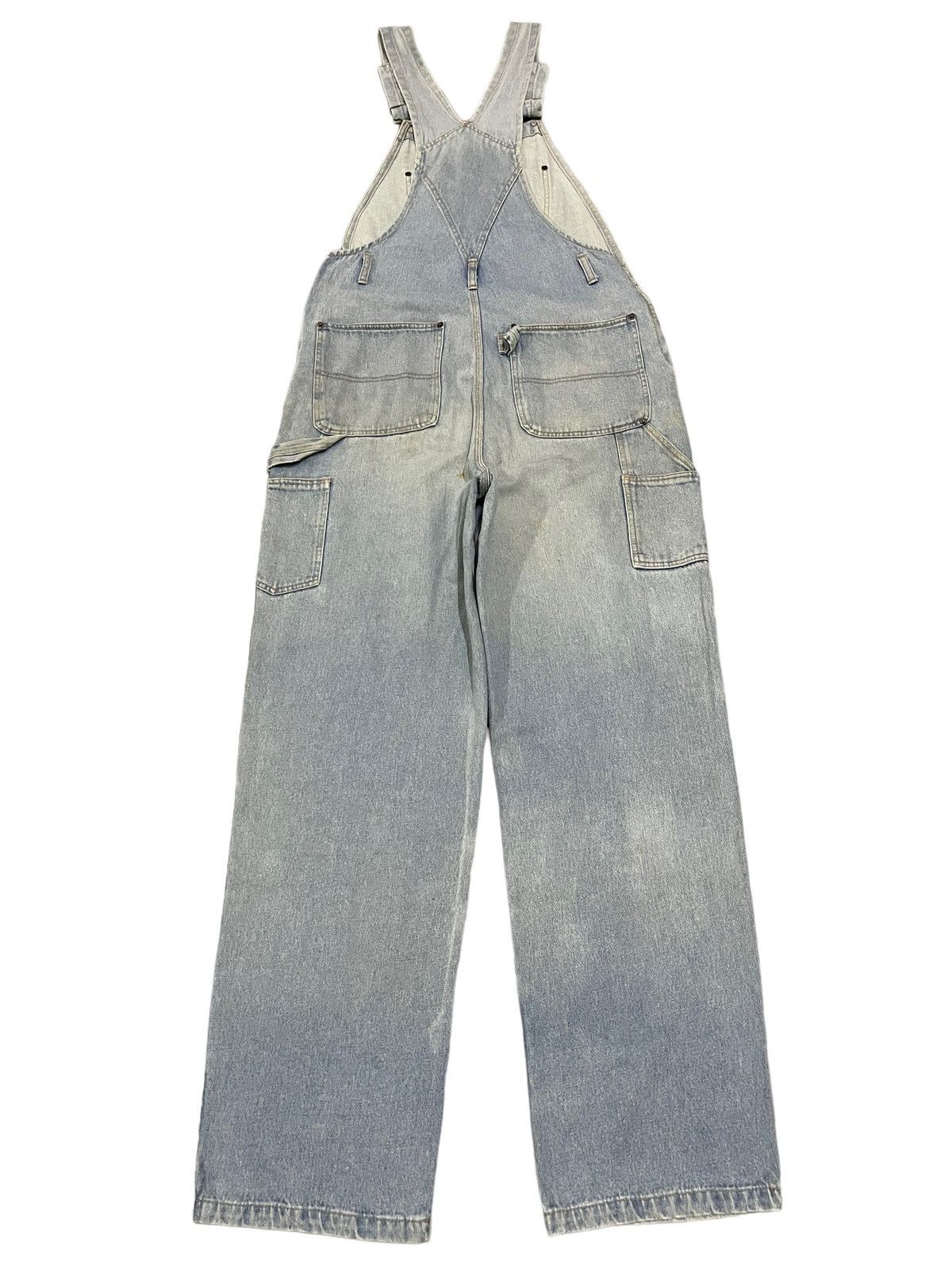 Carhartt Vintage Japanese Brand Blue Wash Style Denim Overalls Size US 33 - 2 Thumbnail