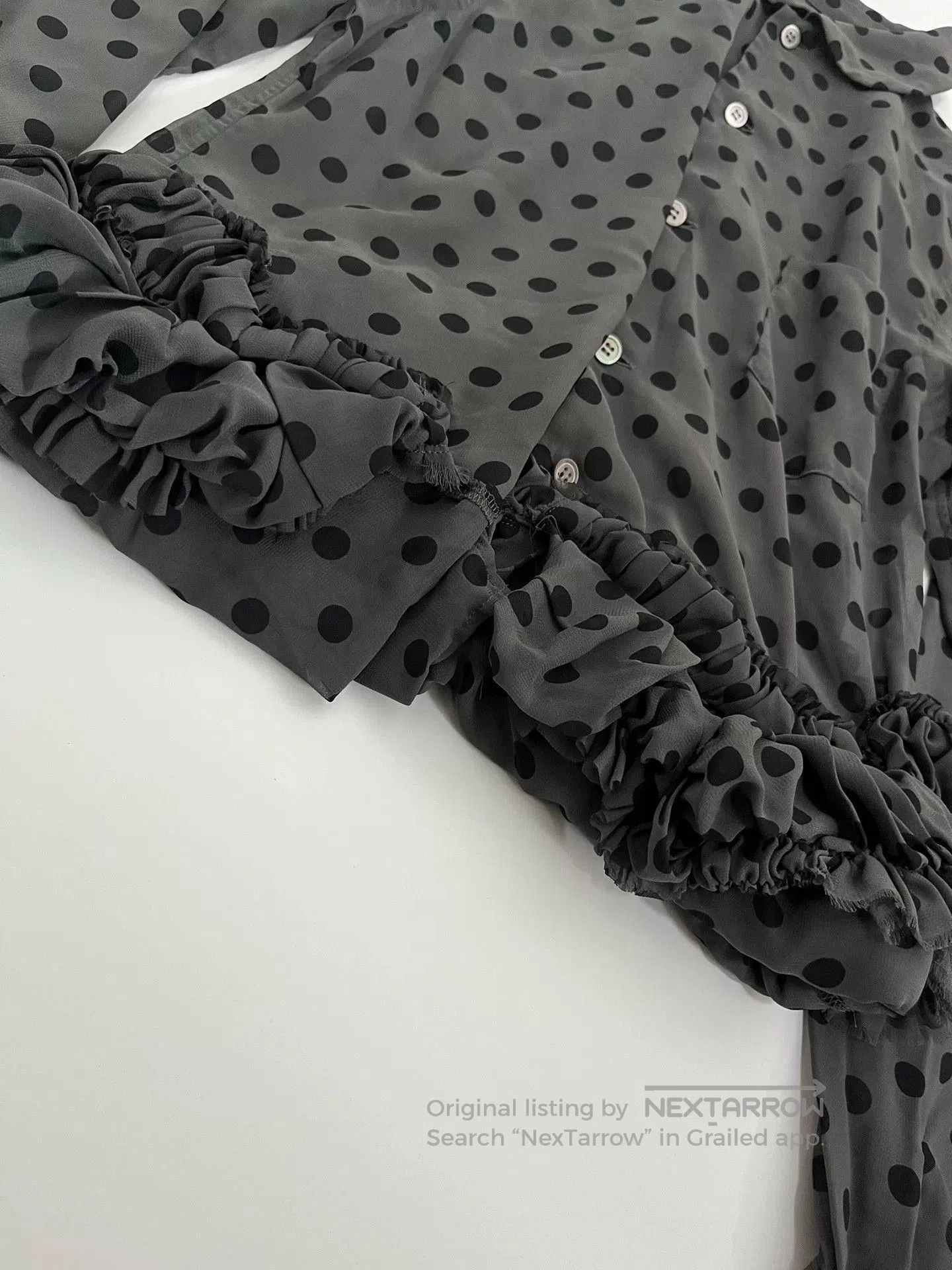 Rei Kawakubo Comme des Garçons Polka Dot Shirt. Size XS / US 0-2 / IT 36-38 - 6 Thumbnail