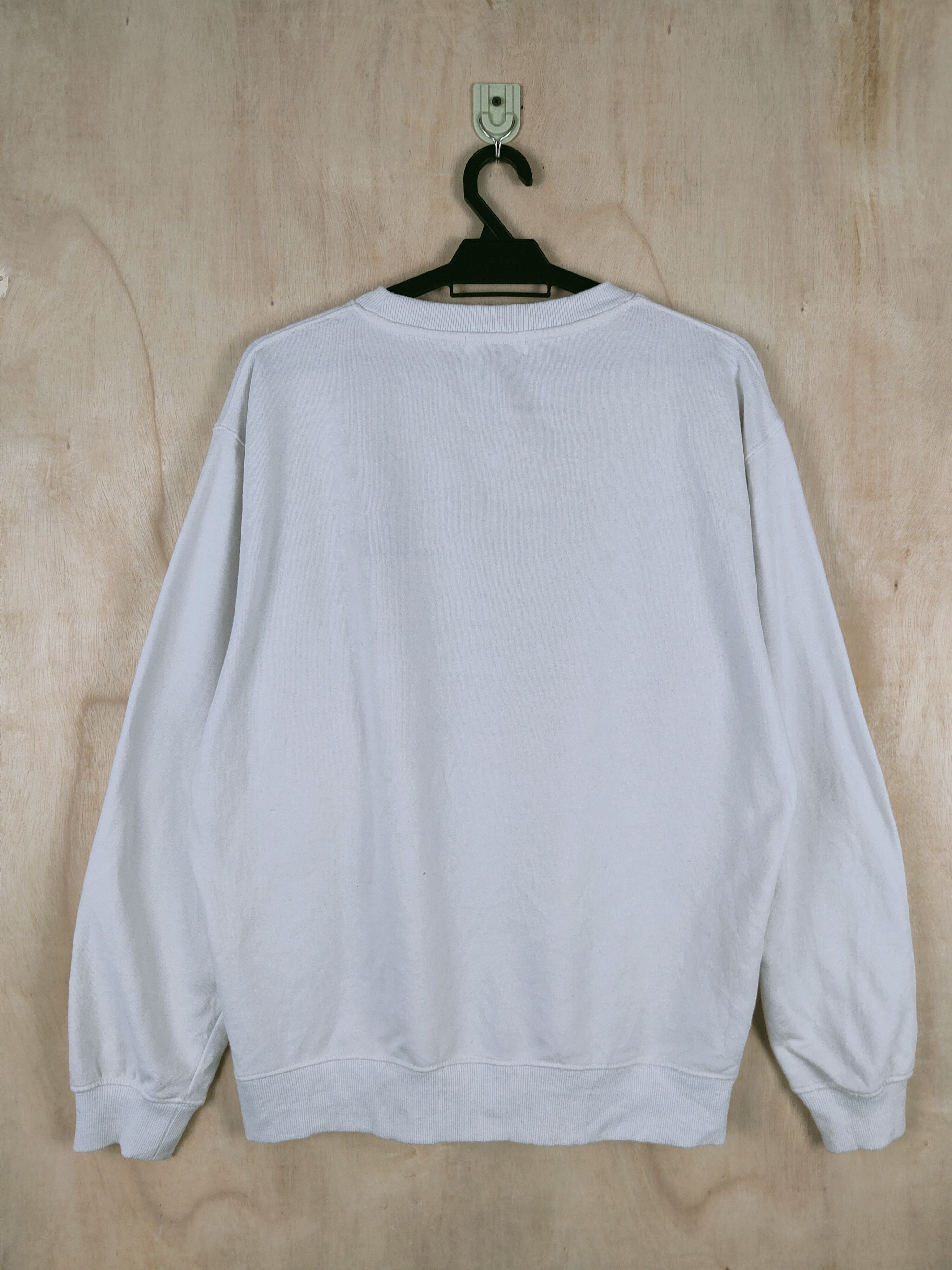 Japanese Brand Wego White vintage Sweatshirts #S2607 Size US L / EU 52-54 / 3 - 8 Thumbnail