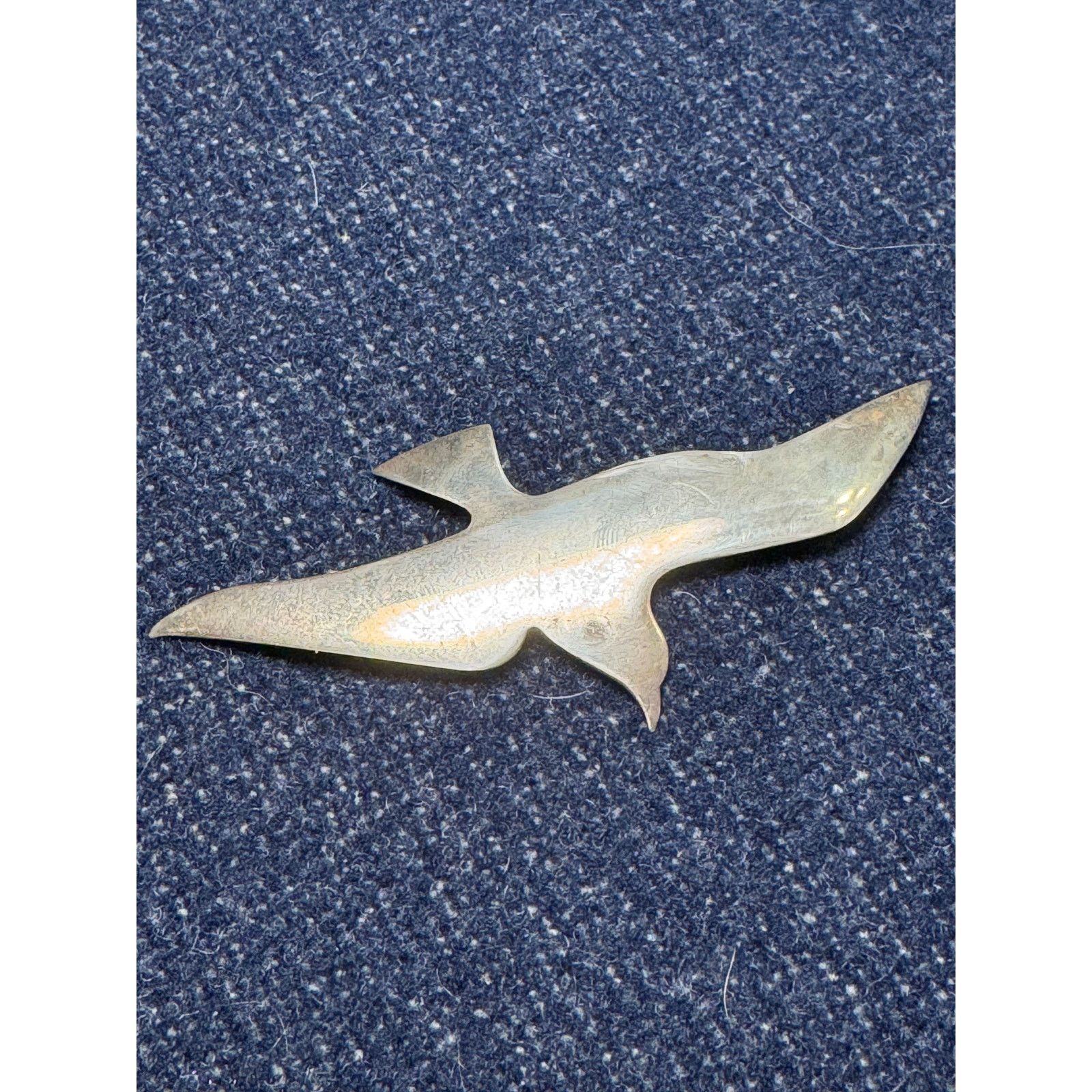 Other Vintage Intl Sterling Seagull Brooch, Lots of Patina Size ONE SIZE - 3 Thumbnail