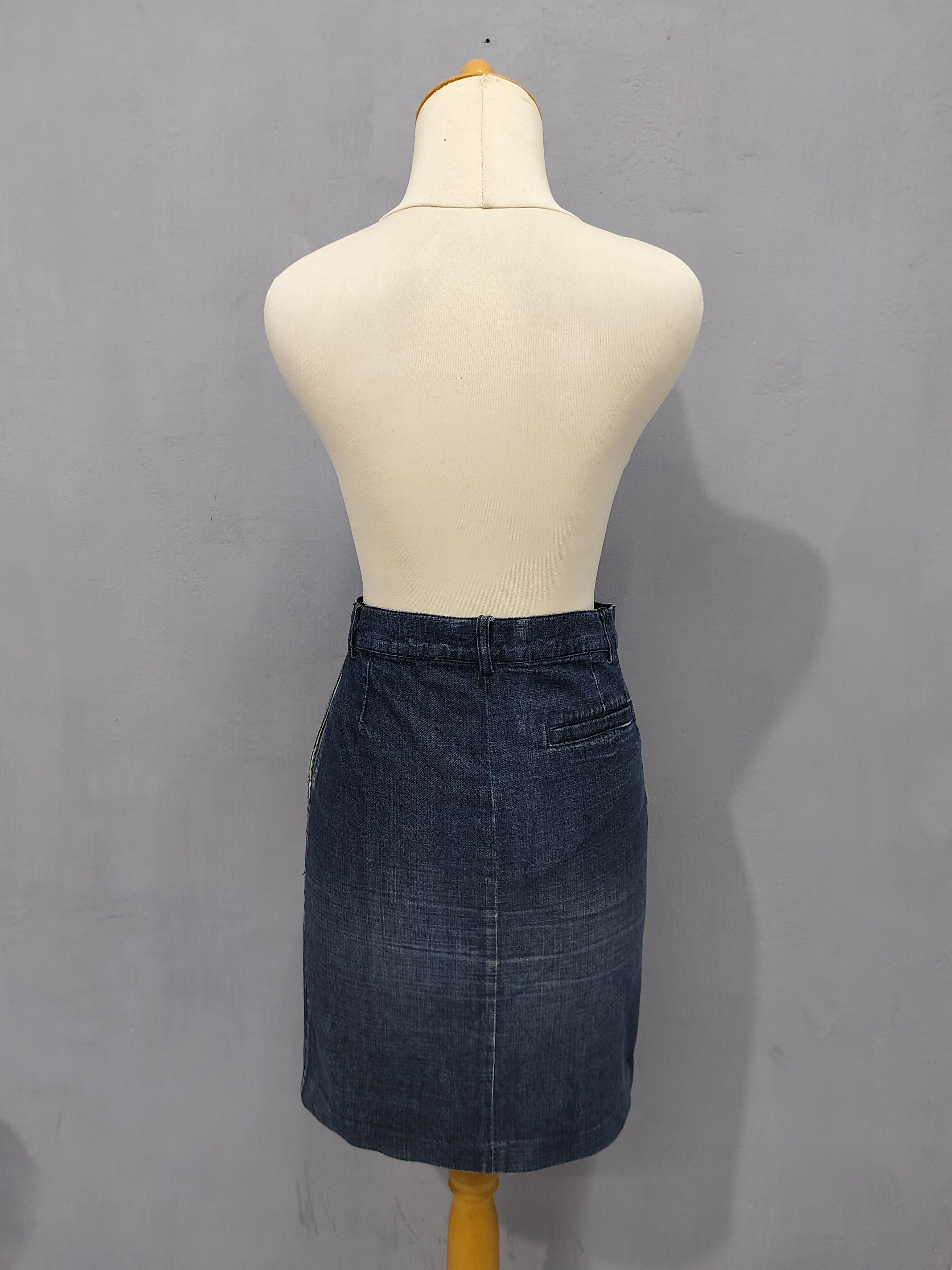 A.P.C. 🔥Vtg APC Classic Wash Minimal French Design Denim Skirt Size 28" / US 6 / IT 42 - 3 Thumbnail