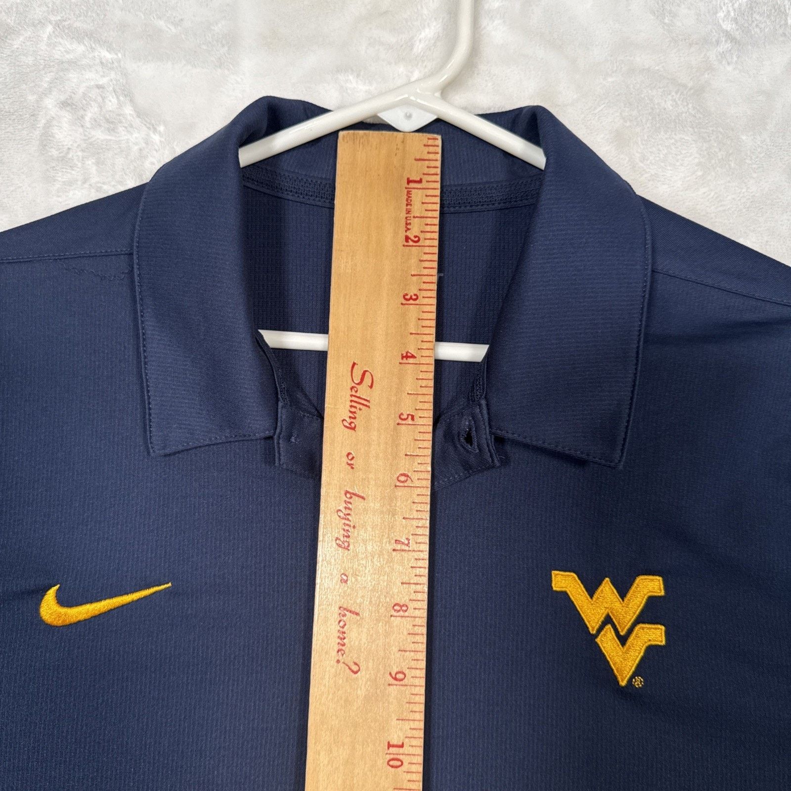 Nike NIKE STANDARD DRI-FIT WVU WEST VIRGINIA MOUNTAINEERS POLO Size US M / EU 48-50 / 2 - 5 Thumbnail