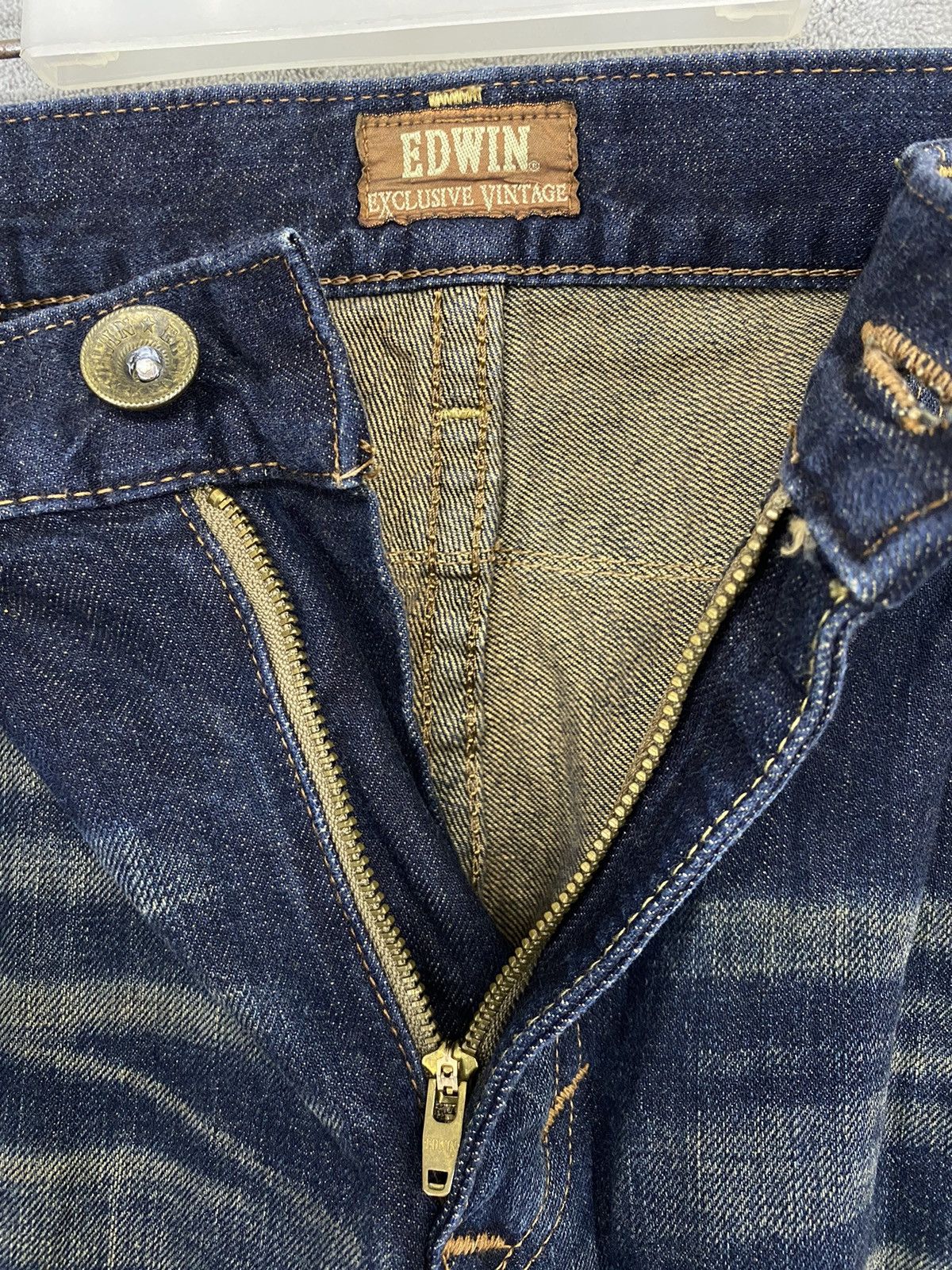 Hysteric Glamour × Japanese Brand × Vintage Vintage Edwin Exclusive Rare Flare Jeans Size US 34 / EU 50 - 9 Thumbnail