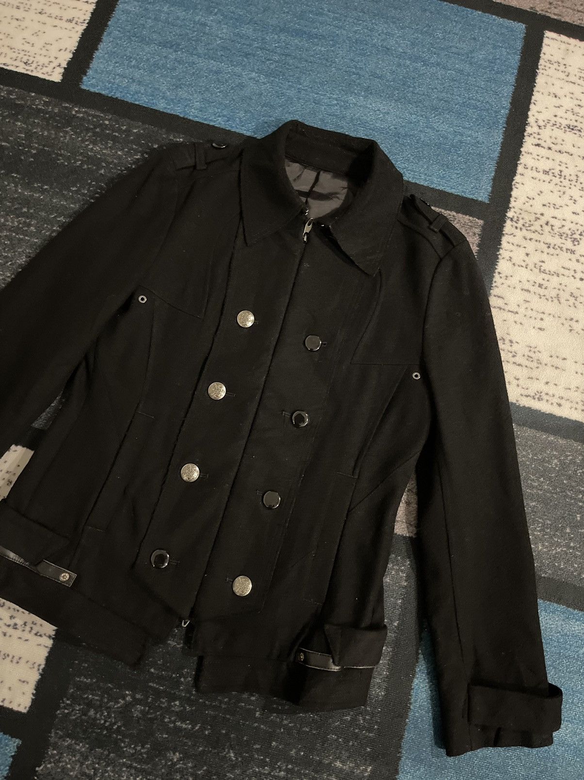 PPFM PPFM Double Breasted Zipper Wool Jacket Size US M / EU 48-50 / 2 - 3 Thumbnail