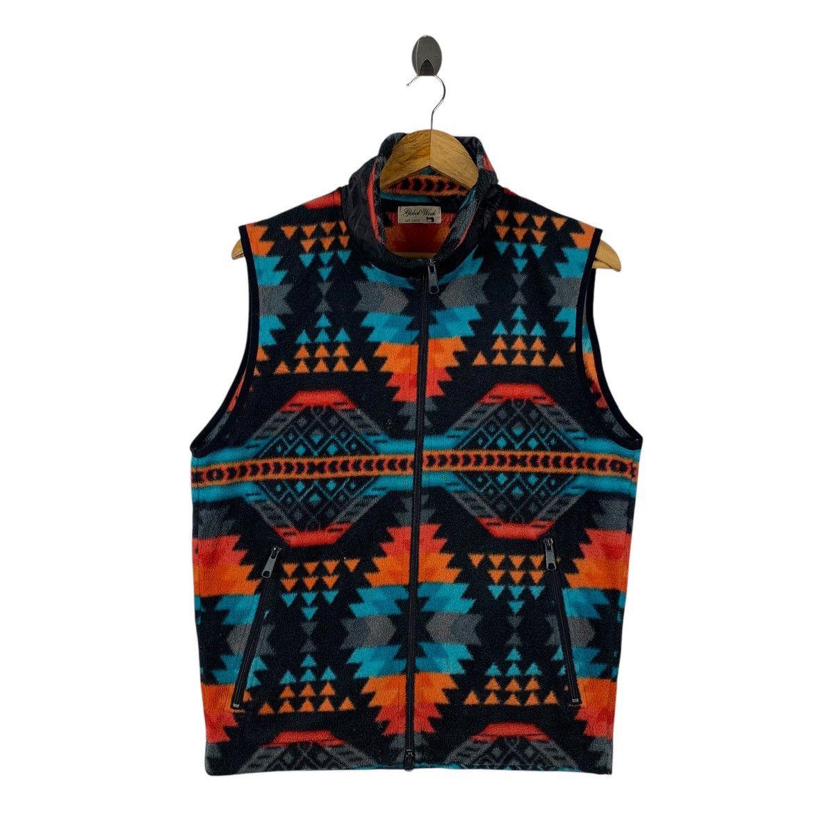 Global Work × Japanese Brand GLOBAL WORK Japanese Brand Native Navajo Design Vest Jacket Size US L / EU 52-54 / 3 - 1 Thumbnail