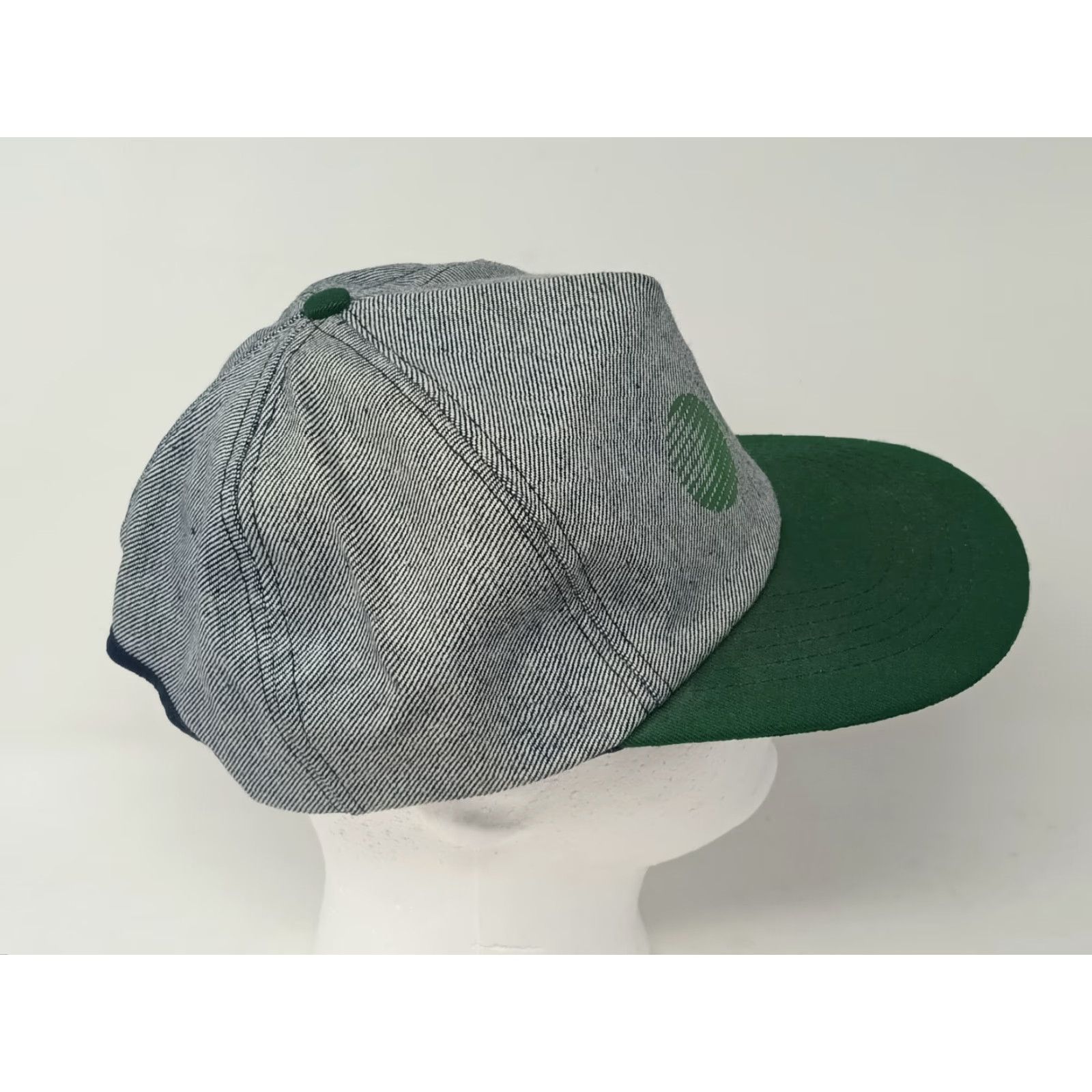 Denime VINTAGE AT&T Snapback Denim Green Made In The USA Hat Size ONE SIZE - 4 Thumbnail