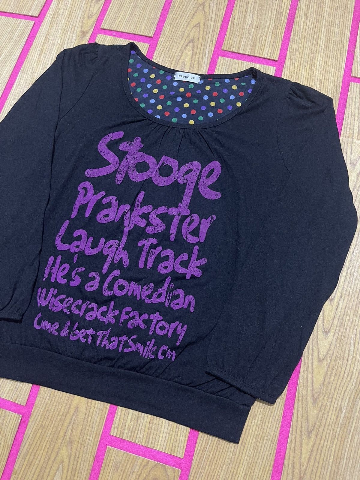 If Six Was Nine Y2K CLOSE UP long sleeve tshirt Size M / US 6-8 / IT 42-44 - 2 Thumbnail