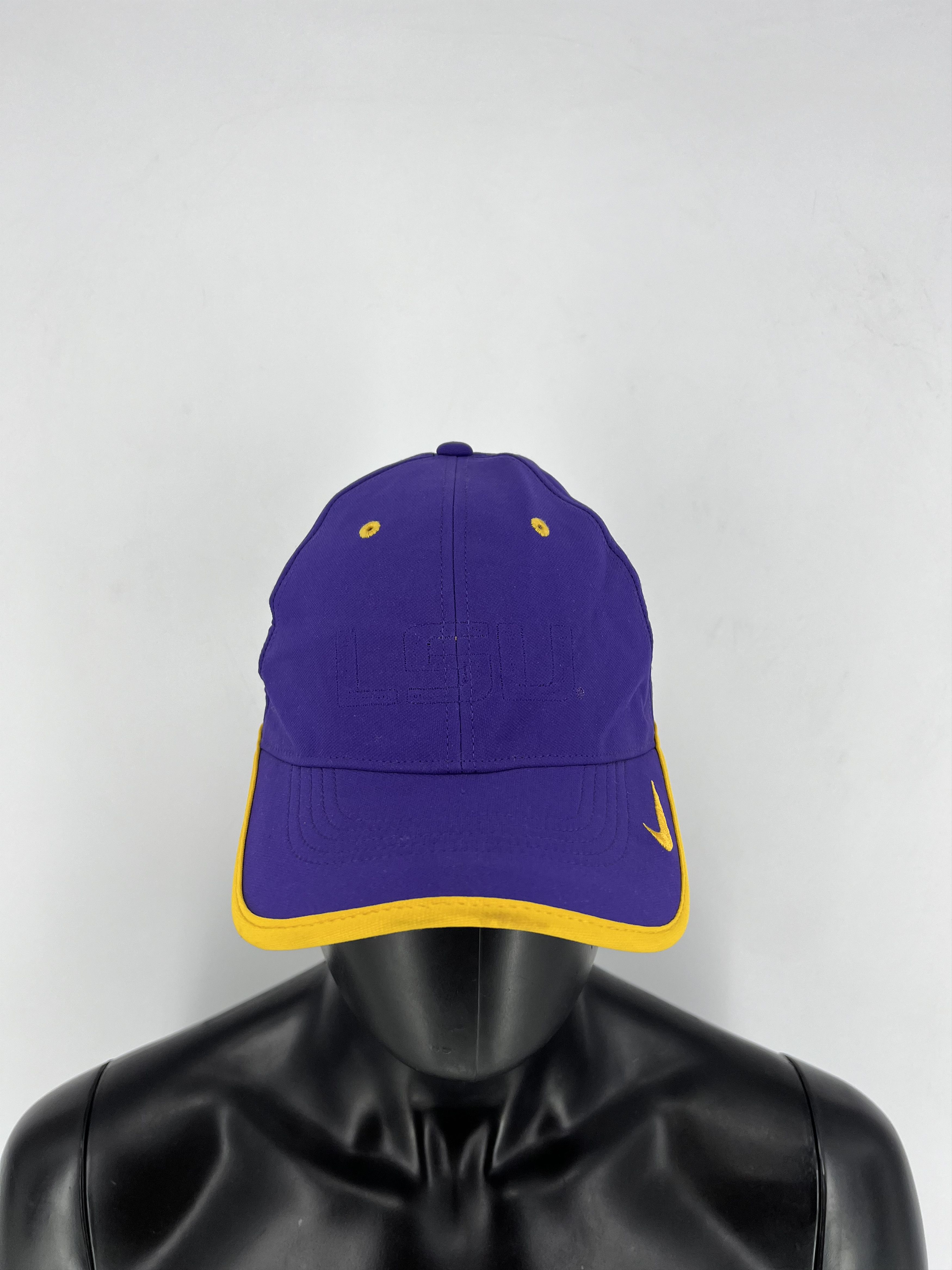 Nike LSU Tigers Nike Ball Cap Hat Adult One Size Purple Gold Size ONE SIZE - 1 Thumbnail