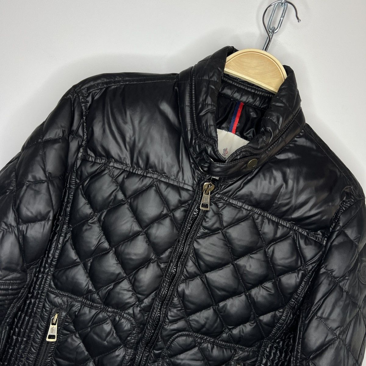 Moncler Moncler Puffer Goose Down Nylon Black Shiny Jacket Racing Size US M / EU 48-50 / 2 - 5 Thumbnail