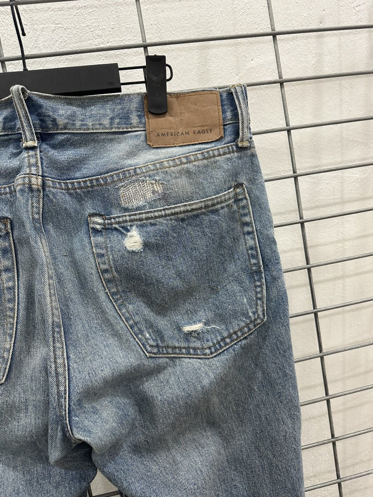 Keith Haring Rare Beautiful Keith Haring X American Eagle Patchwork Jeans Size US 32 / EU 48 - 15 Thumbnail