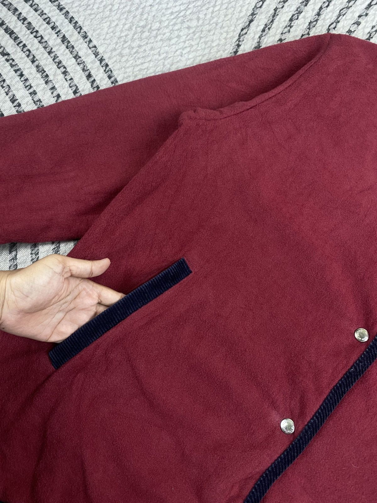 Ellesse Vintage Ellesse Burgundy Reversible Puffer Jacket Size US L / EU 52-54 / 3 - 9 Thumbnail