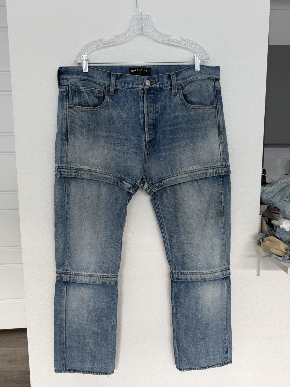 Balenciaga balenciaga denim Size US 36 / EU 52 - 1 Thumbnail