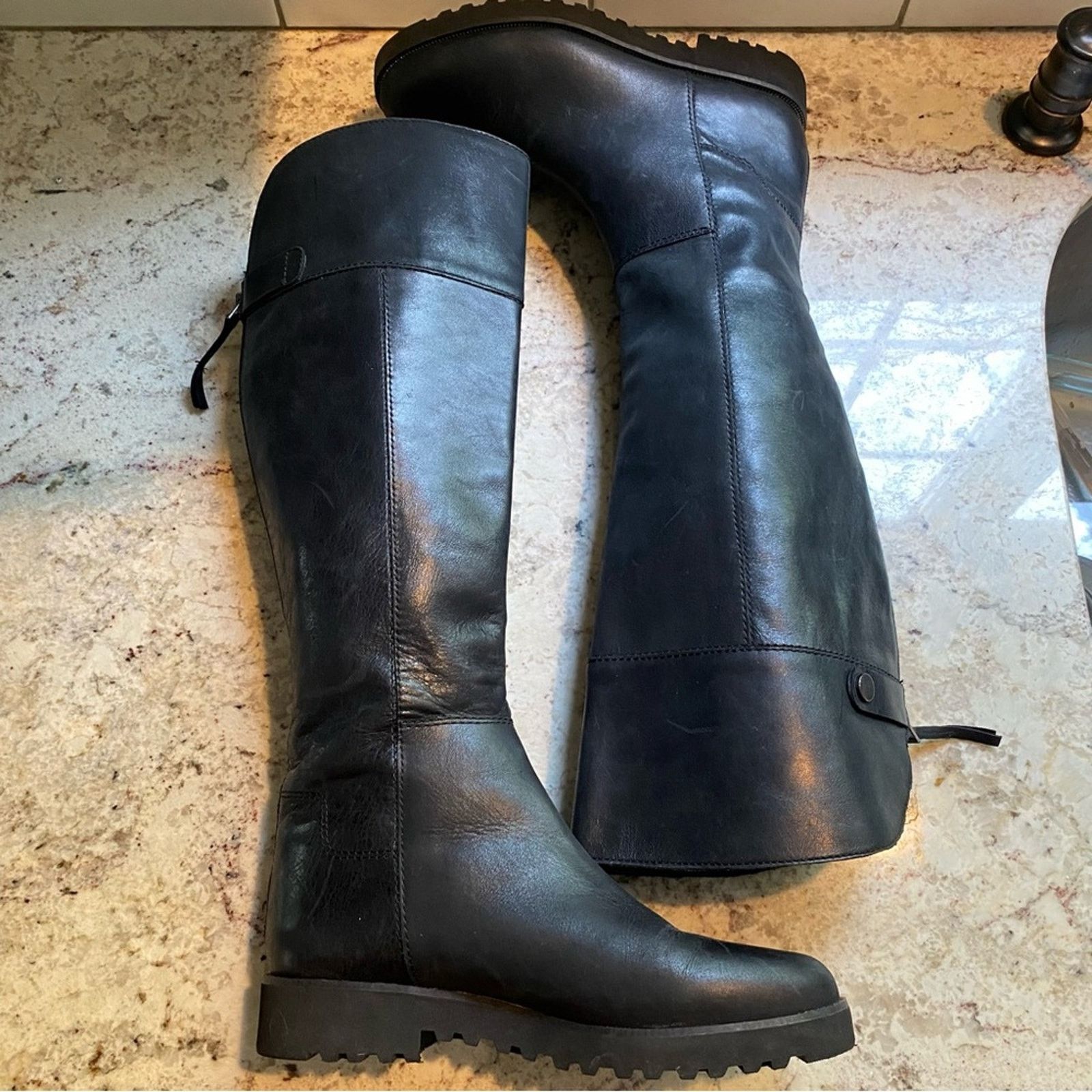 Franco Sarto Franco Sarto $189 Cosmina Tall Riding Boot Blk 6.5 Size US 6.5 / IT 36.5 - 6 Thumbnail
