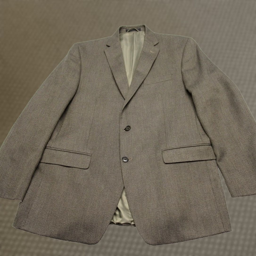 Van Heusen Van Heusen Blazer Mens 42R Dark Brown Sport Coat Pockets 2 Button 2 Vents NEW Size 42R - 1 Thumbnail
