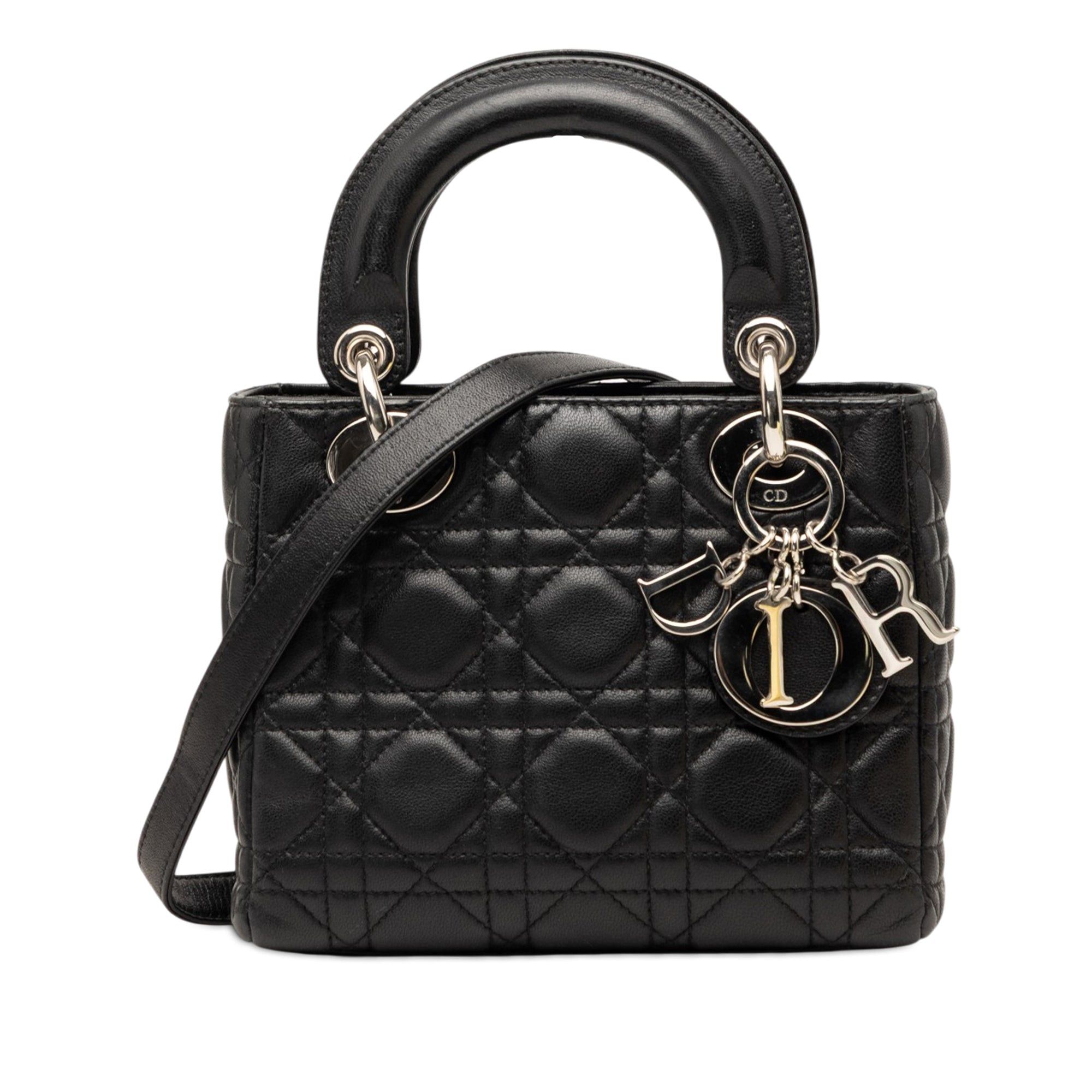 Dior Mini Lambskin Cannage Lady Dior Size ONE SIZE - 1 Thumbnail