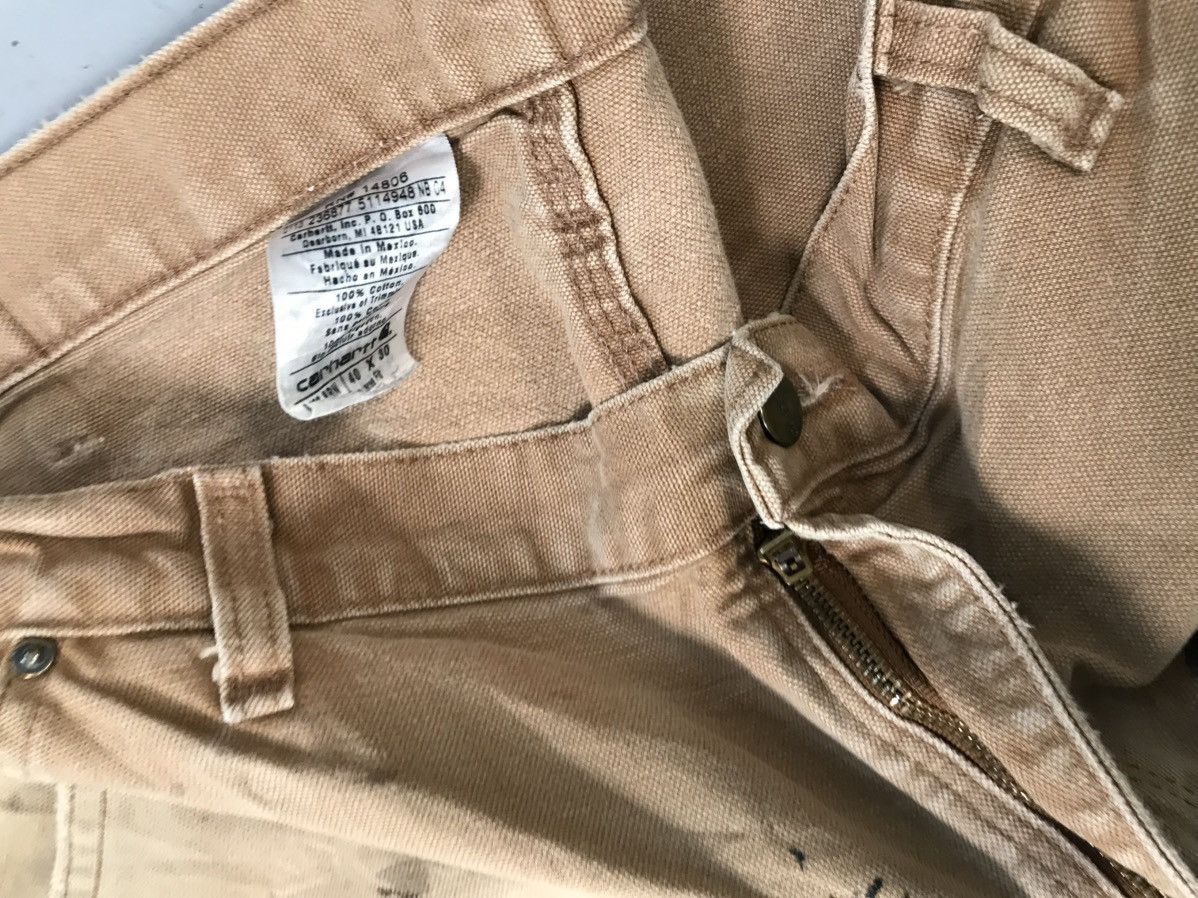 Carhartt Rare paint 🎨 vintage carhartt double knee Size US 38 / EU 54 - 5 Thumbnail