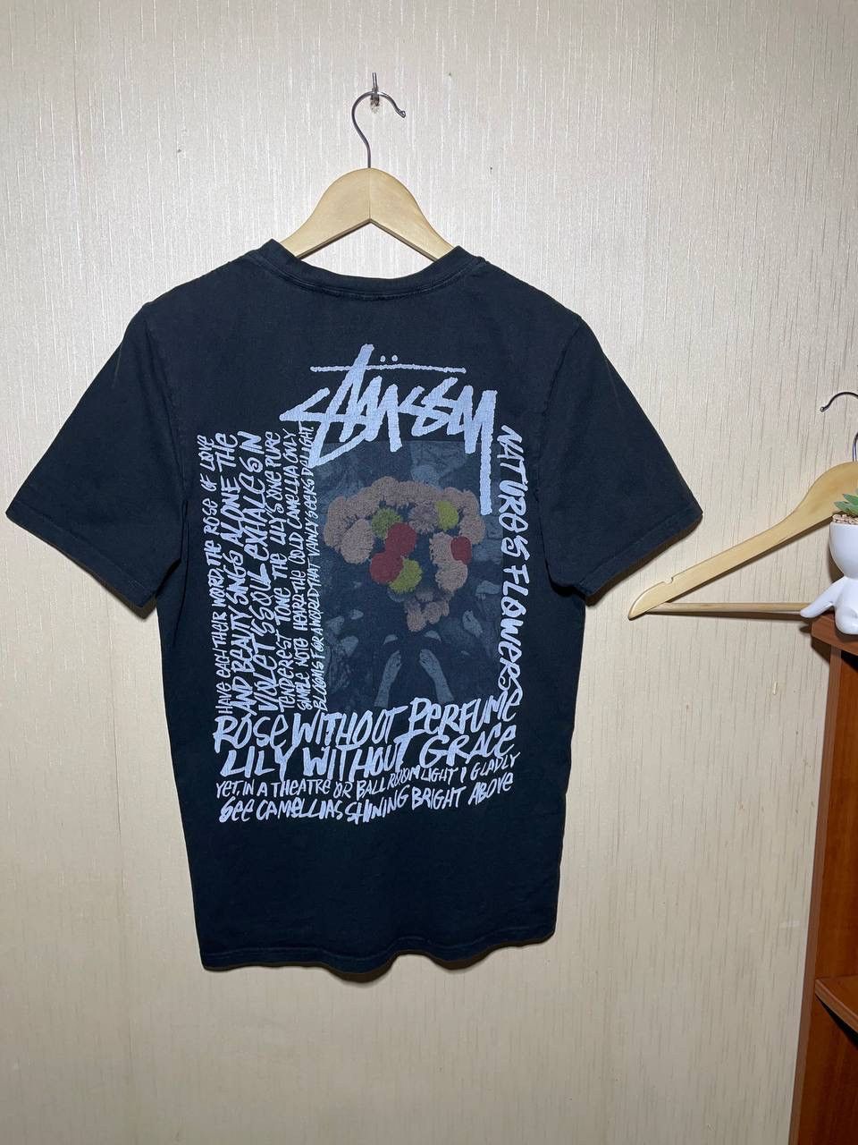 Stussy × Vintage Stussy Vintage Flowers Printed y2k T Shirt Size US S / EU 44-46 / 1 - 1 Thumbnail