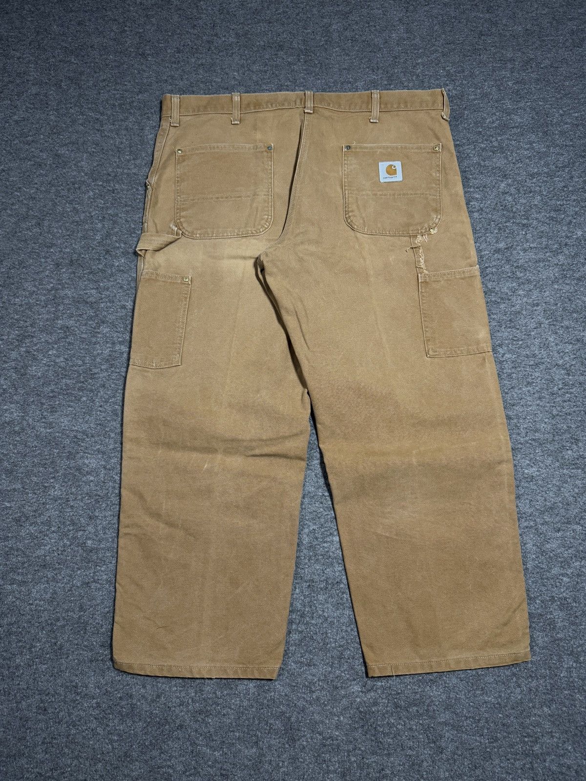 Carhartt Vintage 80s Carhartt brown double knee pants 40x28 USA Size US 40 / EU 56 - 7 Thumbnail