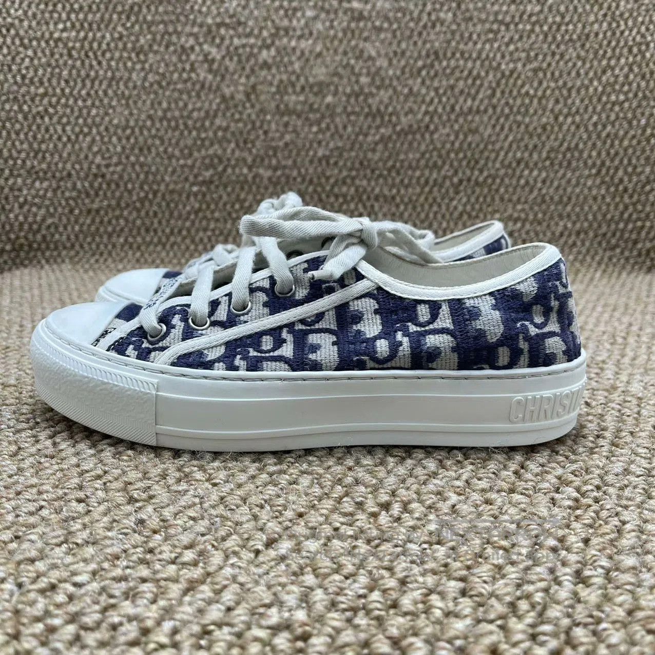 Dior White Dior Monogram Board Shoes. Size US 4 / IT 34 - 3 Thumbnail