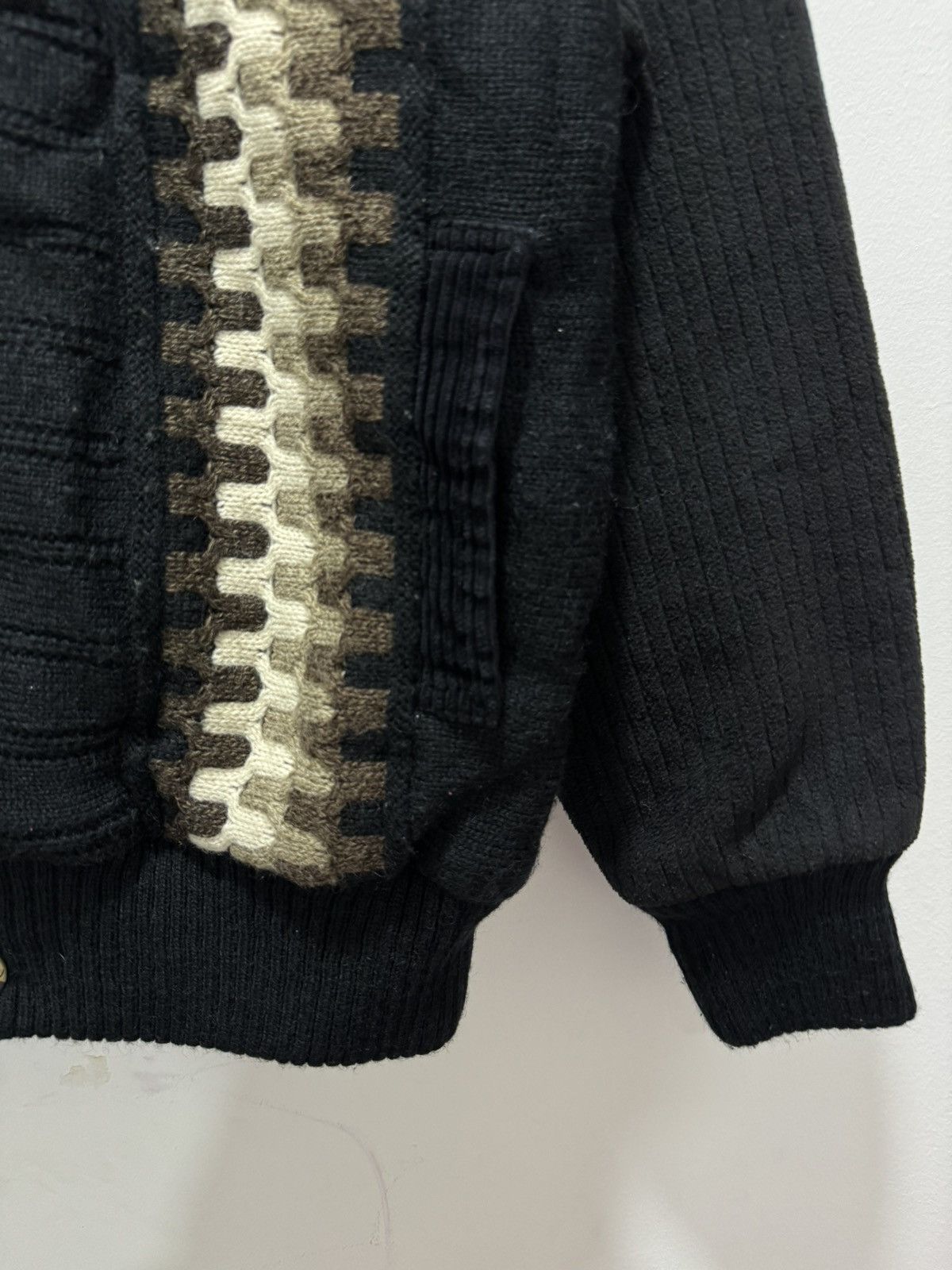 Vintage DESIGNER ITALIAN ARNALDO BASSINI KNIT BUTTON UP JACKET Size US M / EU 48-50 / 2 - 6 Thumbnail