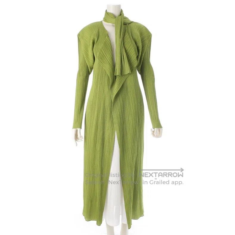 Issey Miyake Issey Miyake Green Coat Size M / US 6-8 / IT 42-44 - 1 Thumbnail