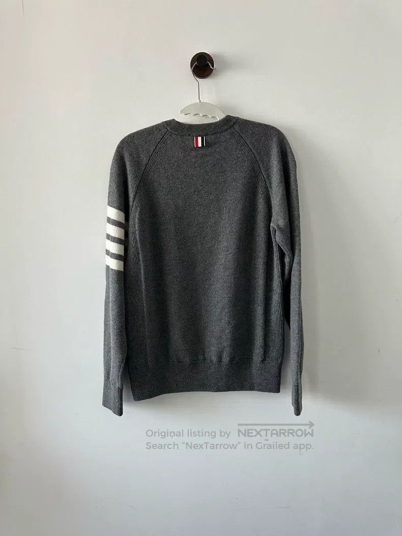Thom Browne Thom Browne Medium Gray Cashmere Sweater Size US S / EU 44-46 / 1 - 2 Thumbnail