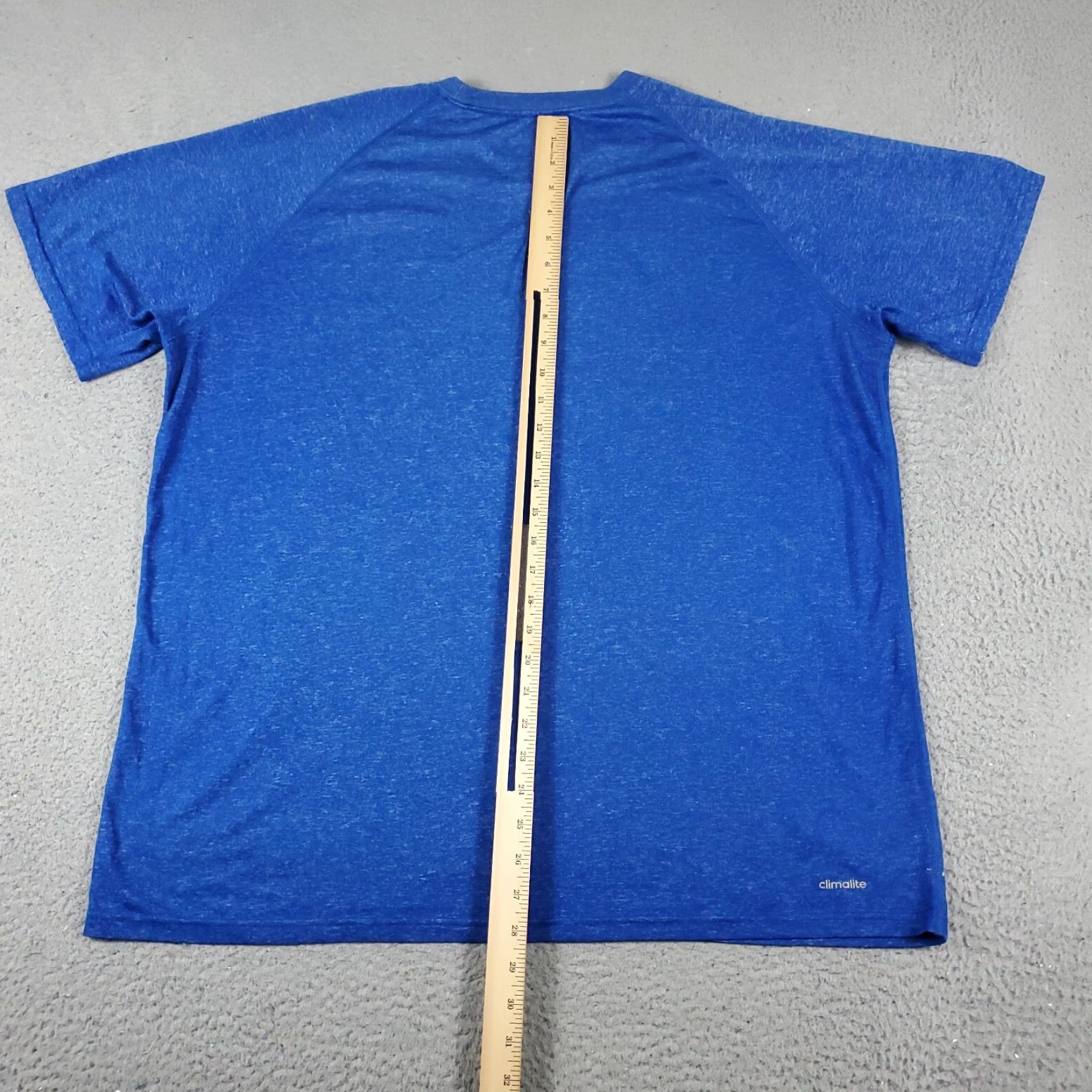 Adidas ADIDAS T-Shirt Mens 2XL Blue Short Sleeve Crew Neck Activewear Logo Basic Size US XXL / EU 58 / 5 - 7 Thumbnail