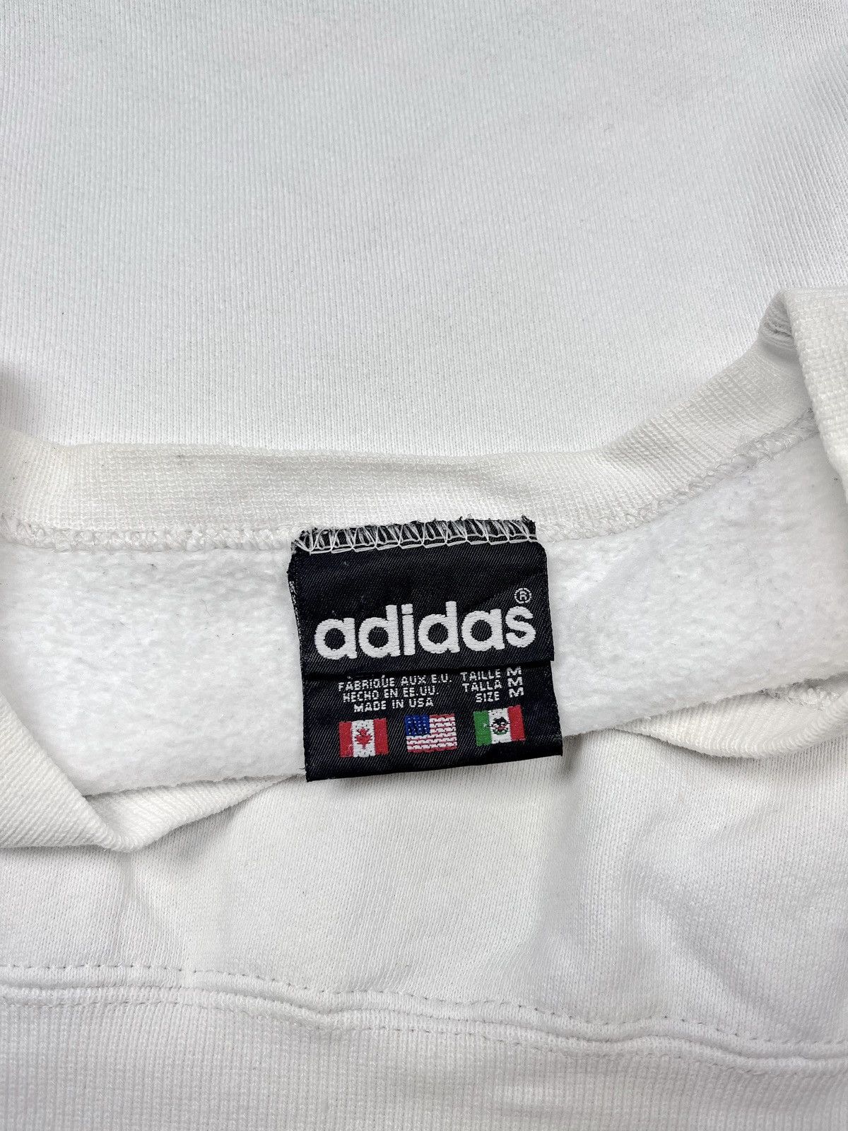 Adidas 90s Adidas Trefoil Vintage Sweatshirt Size US XL / EU 56 / 4 - 6 Thumbnail