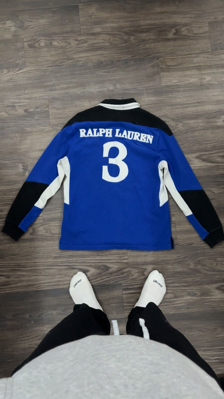 Polo Ralph Lauren VINTAGE RALPH LAUREN #3 BIG LOGO L/S RUGBY POLO T-SHIRT Size US M / EU 48-50 / 2 - 2 Thumbnail