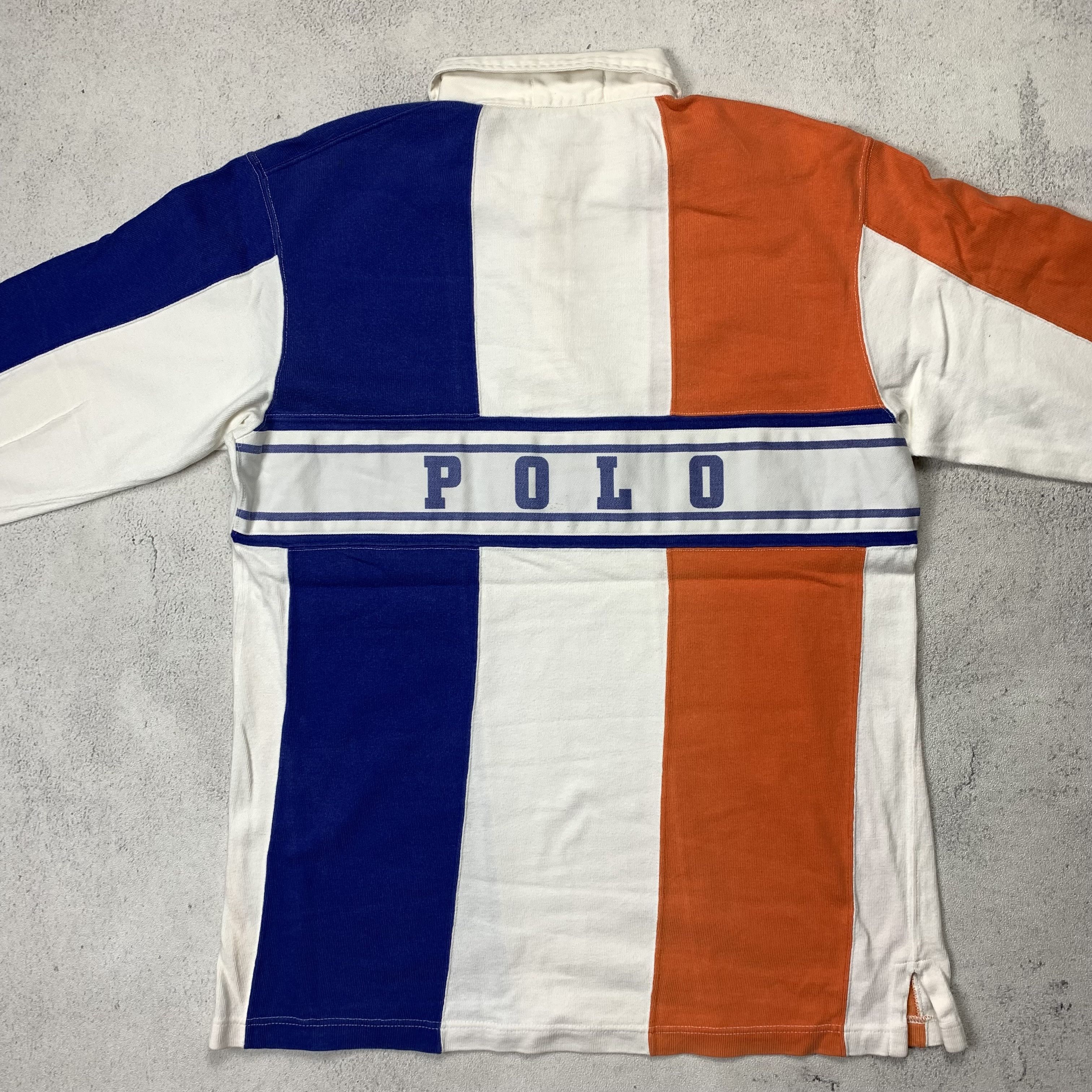 Polo Ralph Lauren Polo Ralph Lauren Netherlands Holland Flag Rugby Shirt Size US M / EU 48-50 / 2 - 2 Thumbnail