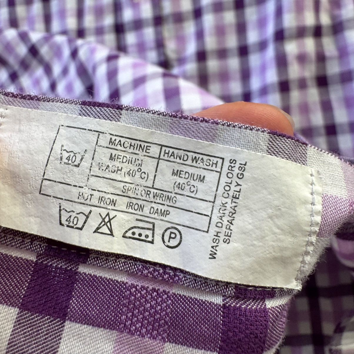 Neiman Marcus Neiman Marcus Cotton Plaid Button-Down Shirt Size US L / EU 52-54 / 3 - 6 Thumbnail