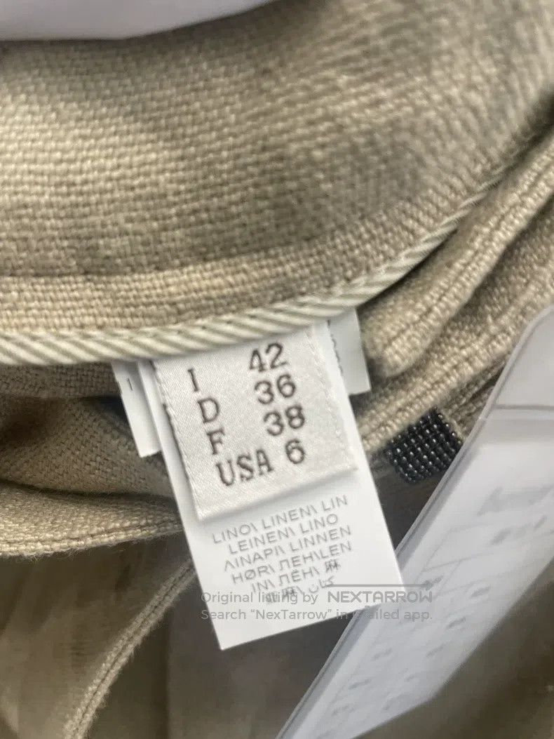 Brunello Cucinelli Brunello Cucinelli Khaki Trousers Size 25" / US 0 / IT 36 - 4 Thumbnail