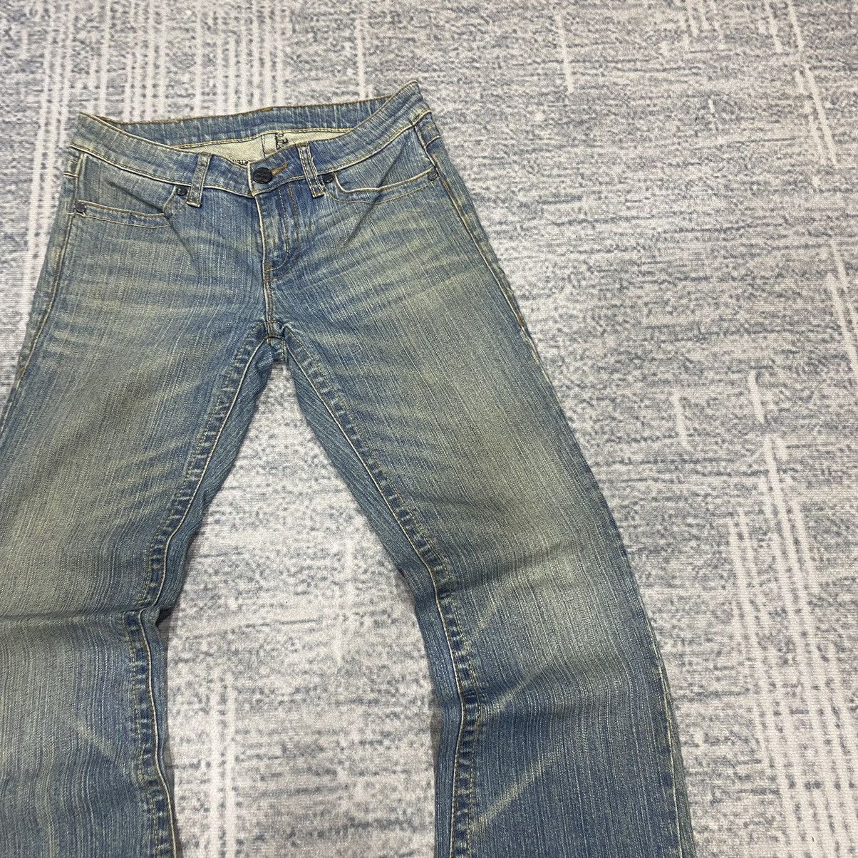 Hysteric Glamour × Japanese Brand × Le Grande Bleu (L.G.B.) Flare☠️BCBGMAXAZRIA Mud Wash Bootcut Punk Cowboy Vintage Size US 30 / EU 46 - 4 Thumbnail