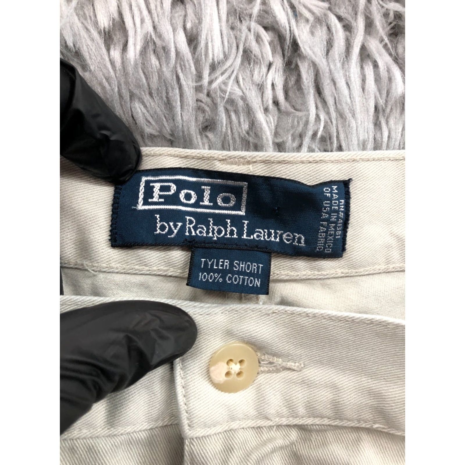 Ralph Lauren Ralph Lauren Polo Shorts Mens 40 Bermuda Mid Rise Beige Cotton Blend Flat Front 5-Pocket Logo Classic American Outdoor Size US L / EU 52-54 / 3 - 6 Thumbnail