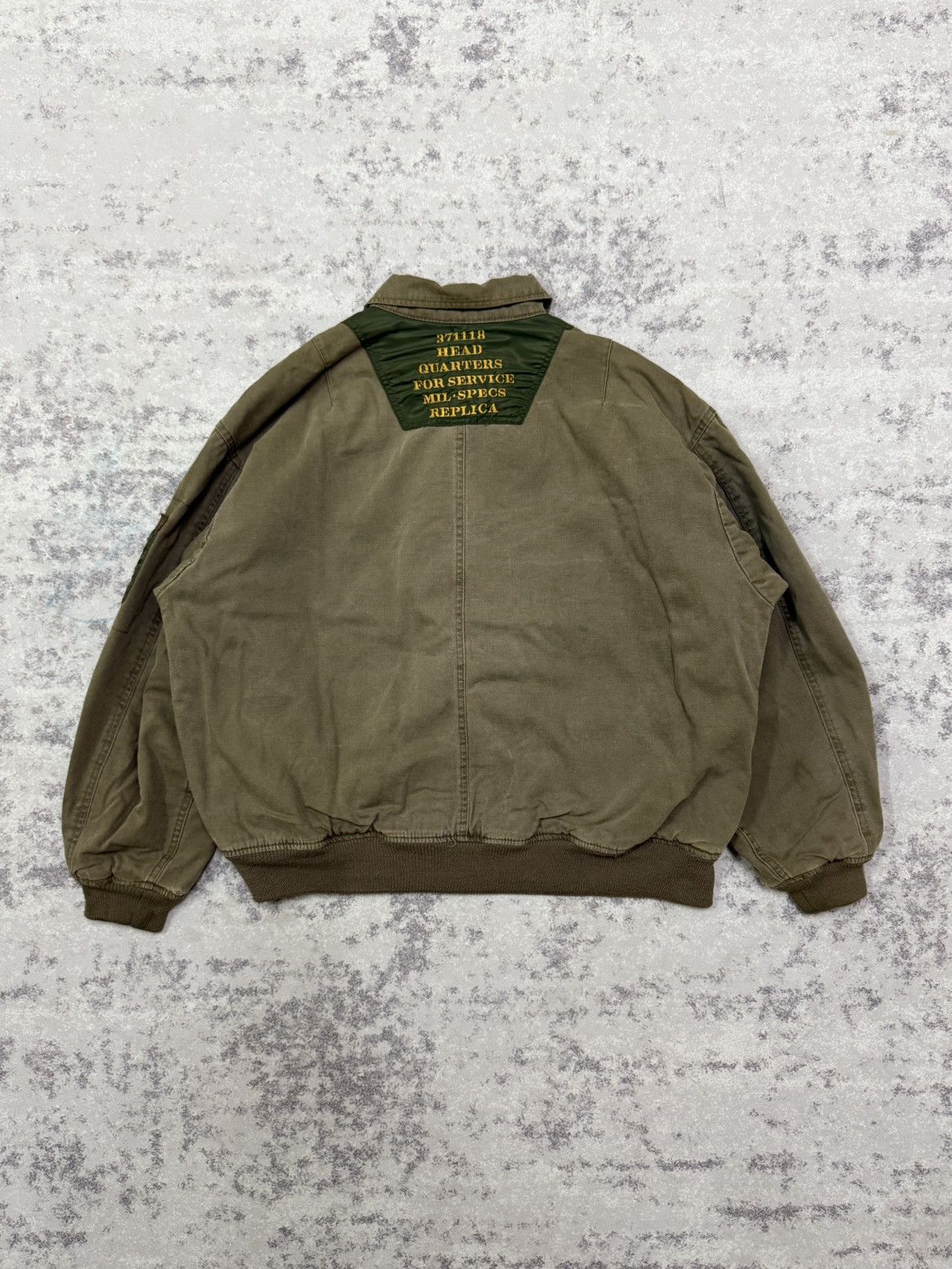 Vintage Kearny House Real old Flight Jacket Replica inspired U.Sarmy Size US L / EU 52-54 / 3 - 13 Thumbnail