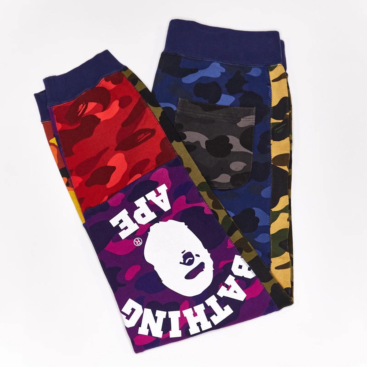 Bape BAPE MIX CAMO SWEATPANTS Size US 36 / EU 52 - 3 Thumbnail