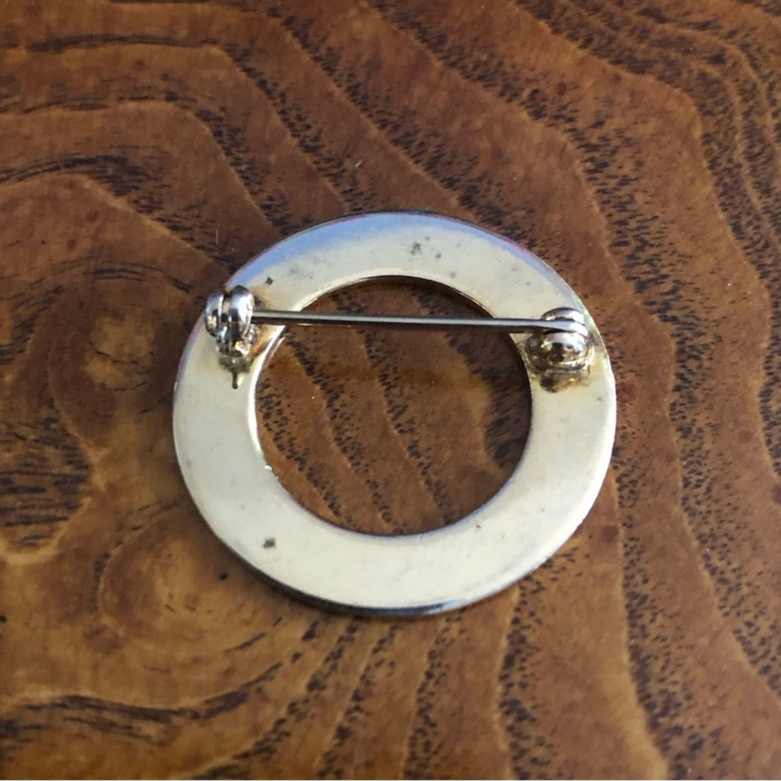Vintage Vintage 80s gold tone brooch pin Size ONE SIZE - 2 Thumbnail