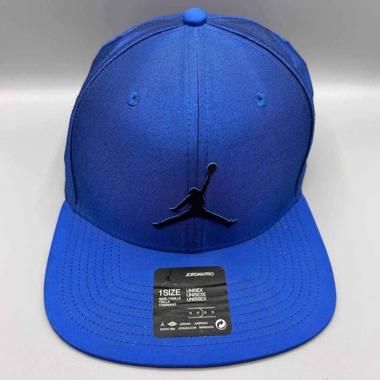 Jordan Brand Air Jordan Pro Hat Men Blue Cement Elephant Snap Back Cap Size ONE SIZE - 1 Thumbnail